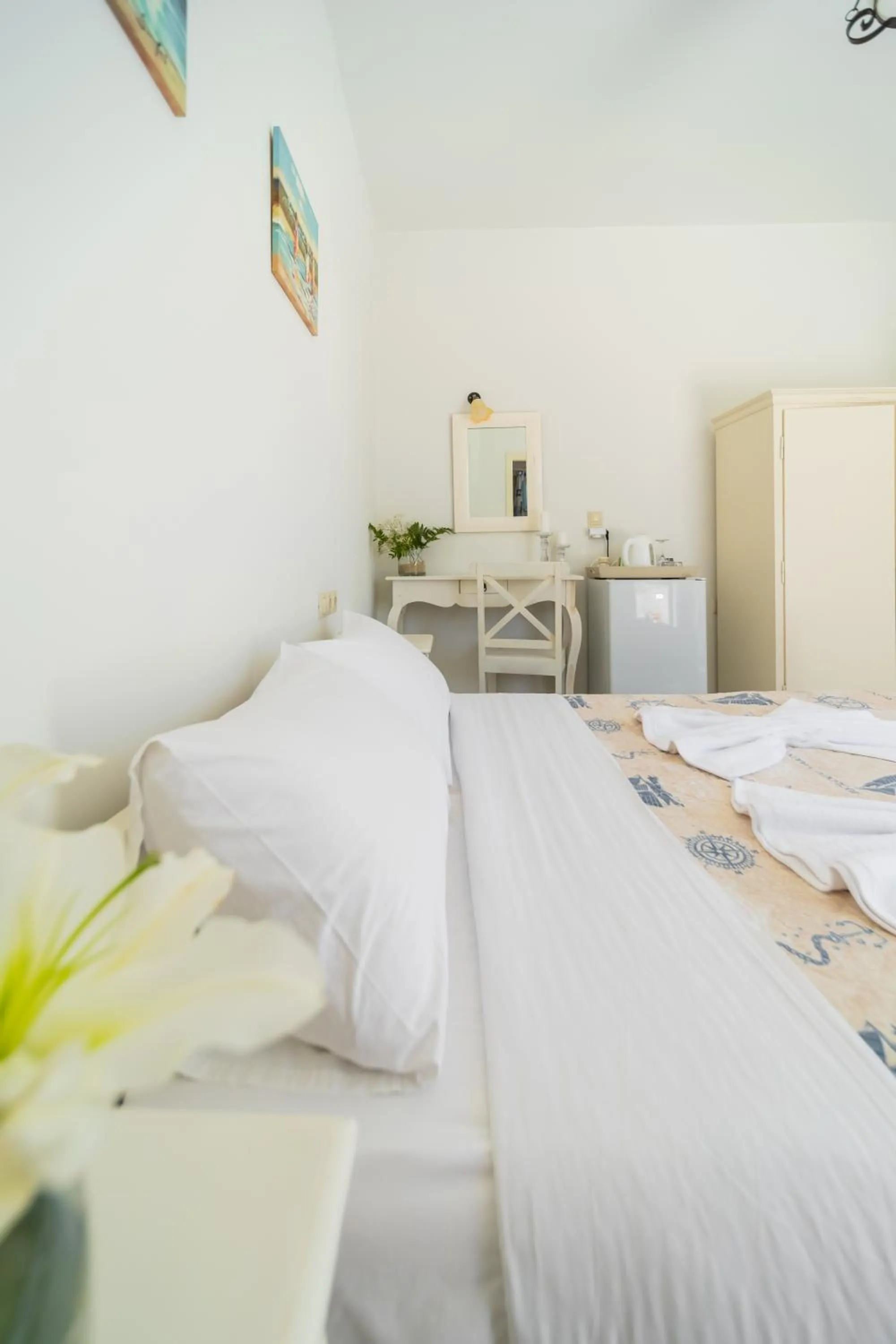 Bedroom, Bed in Agia Anna Living