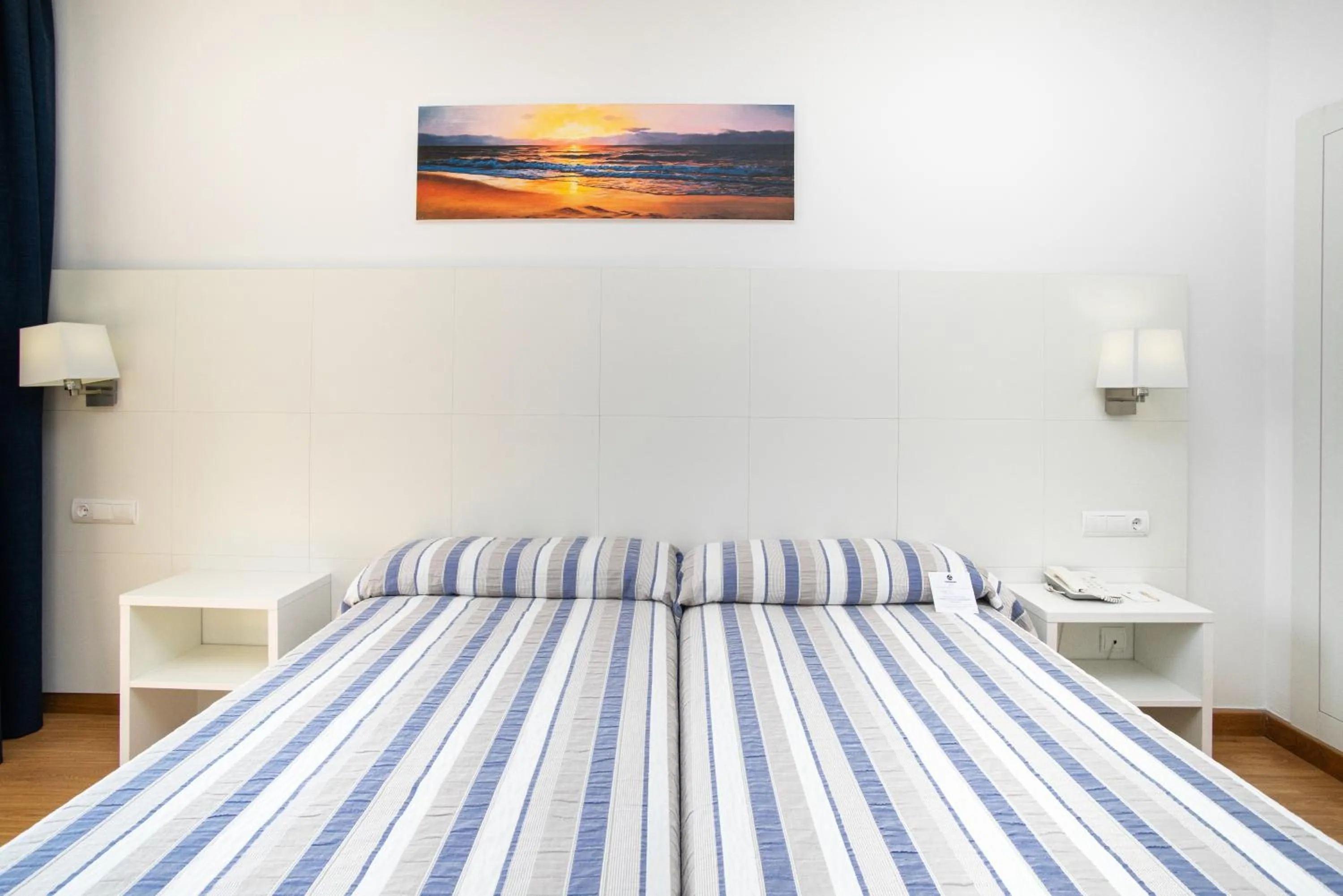 Bed in Hotel Voramar