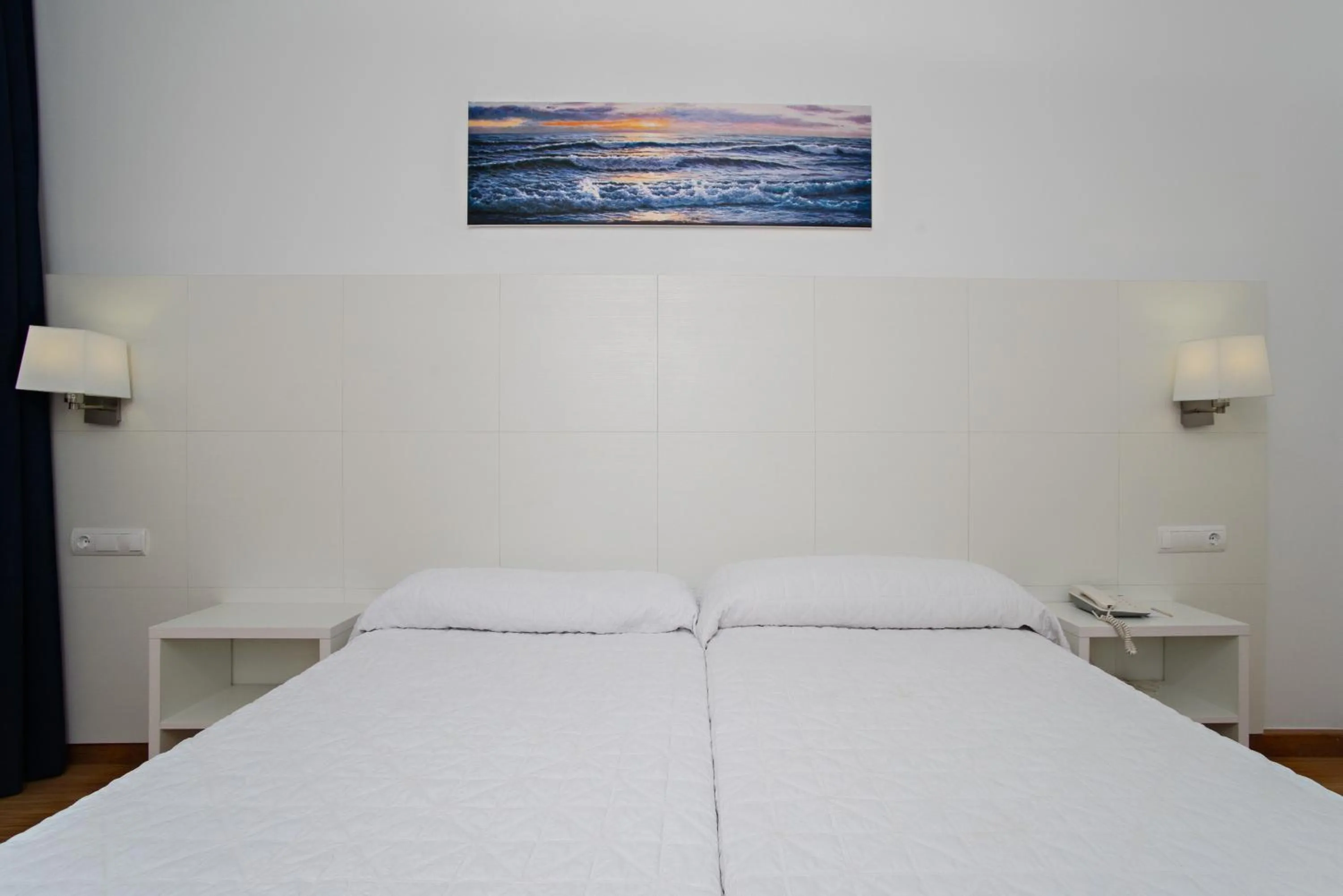 Bed in Hotel Voramar