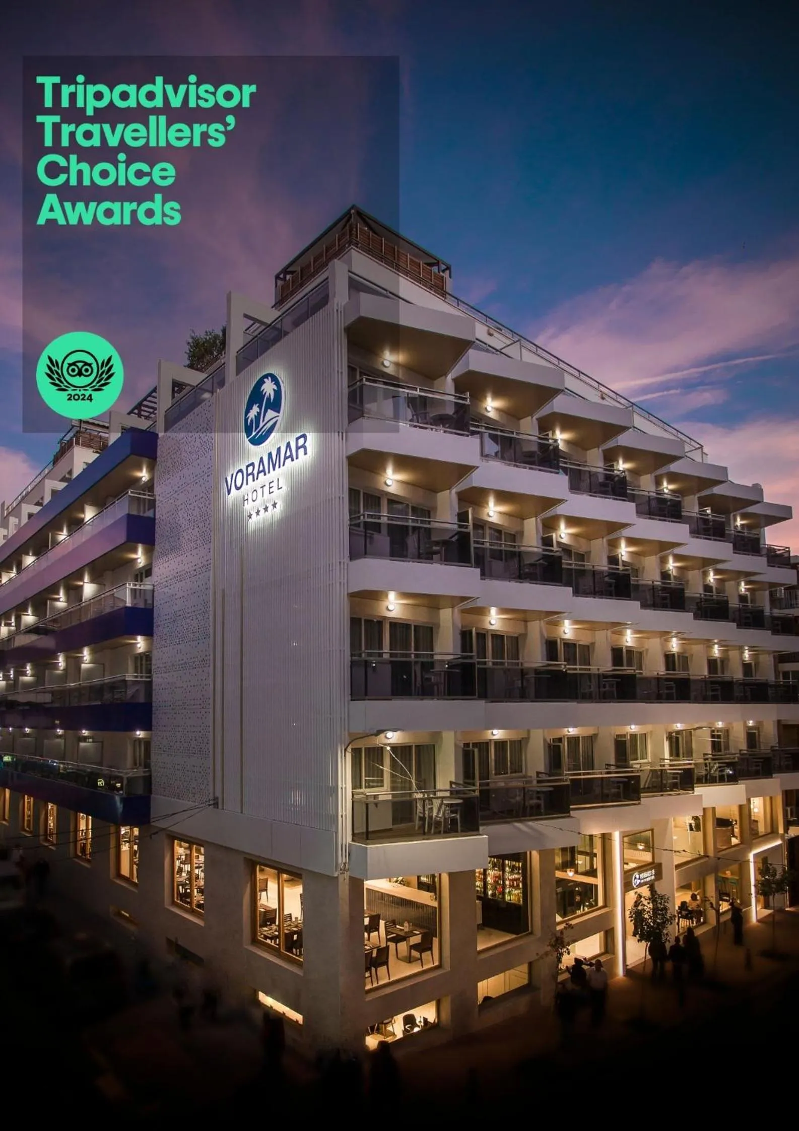 Logo/Certificate/Sign in Hotel Voramar