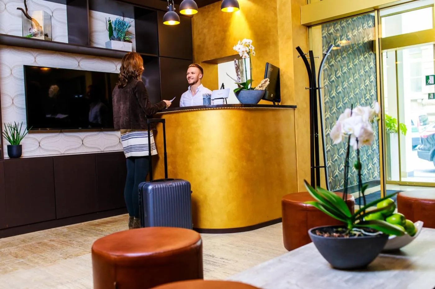 Lobby or reception in Kaiserhof