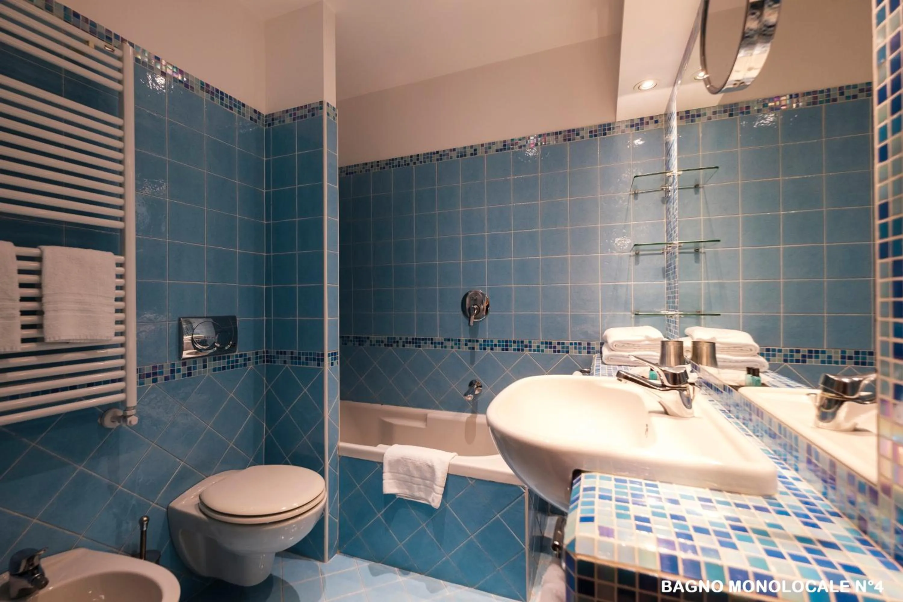 Toilet in Residence Sacchi Aparthotel