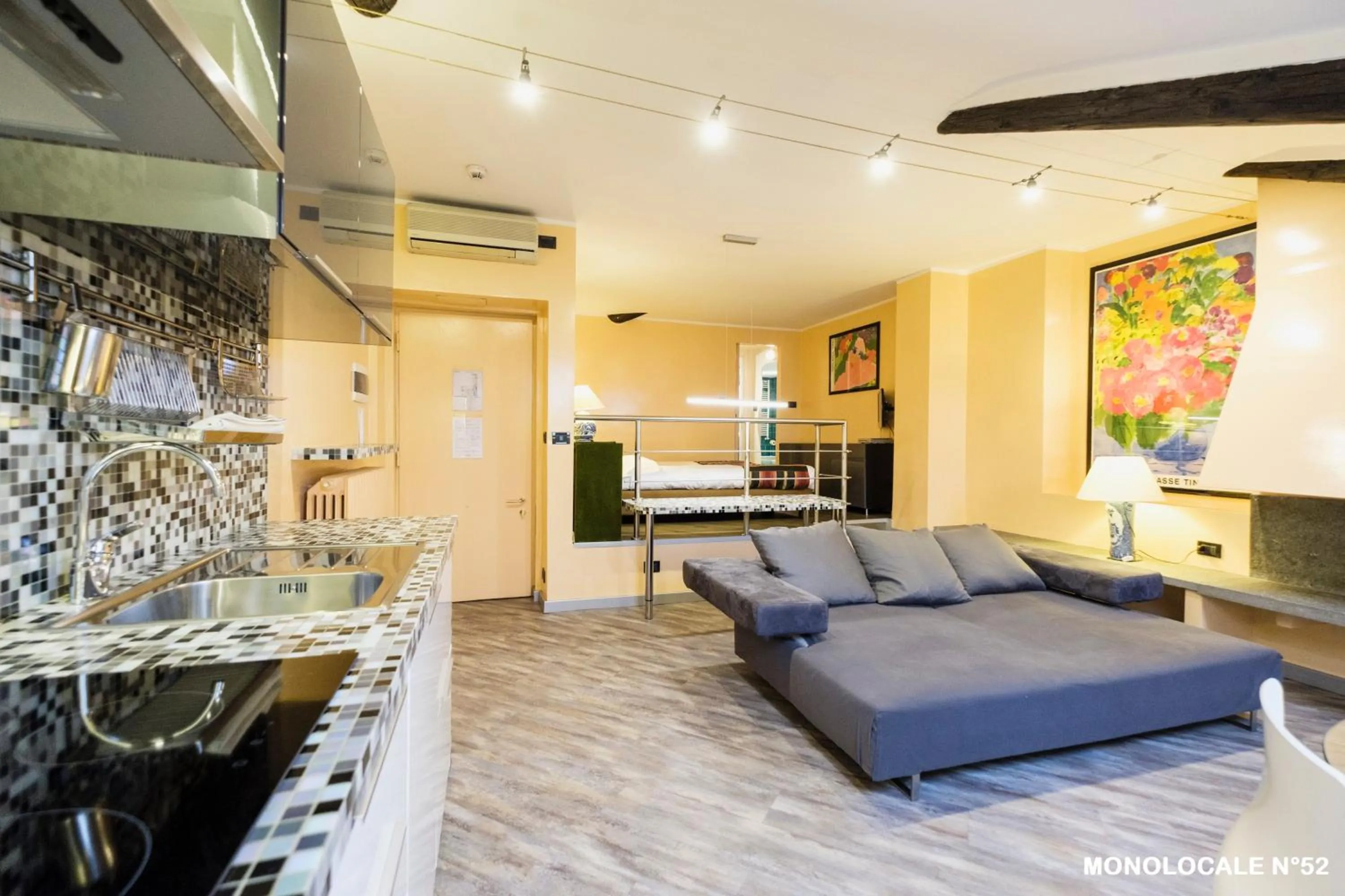 Kitchen or kitchenette in Residence Sacchi Aparthotel