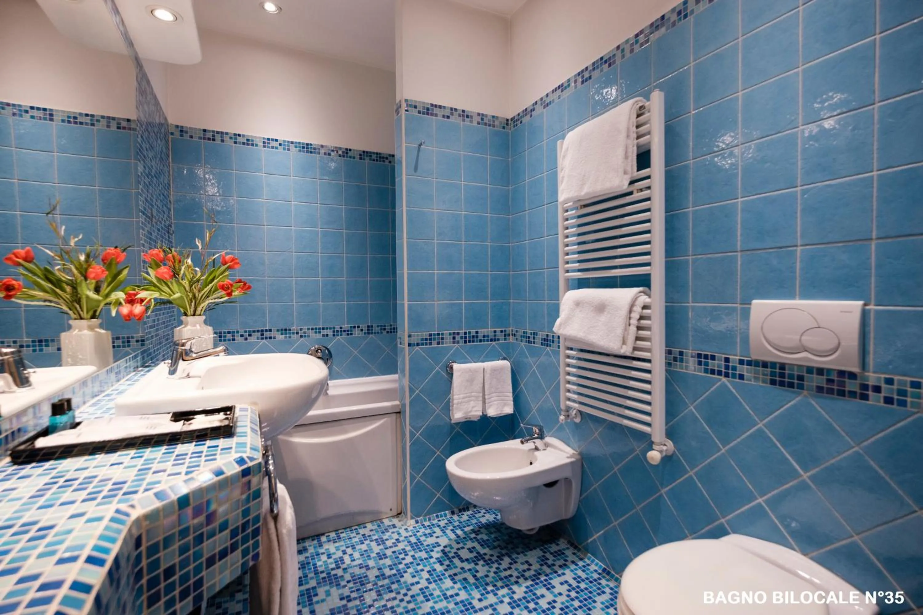 Toilet in Residence Sacchi Aparthotel