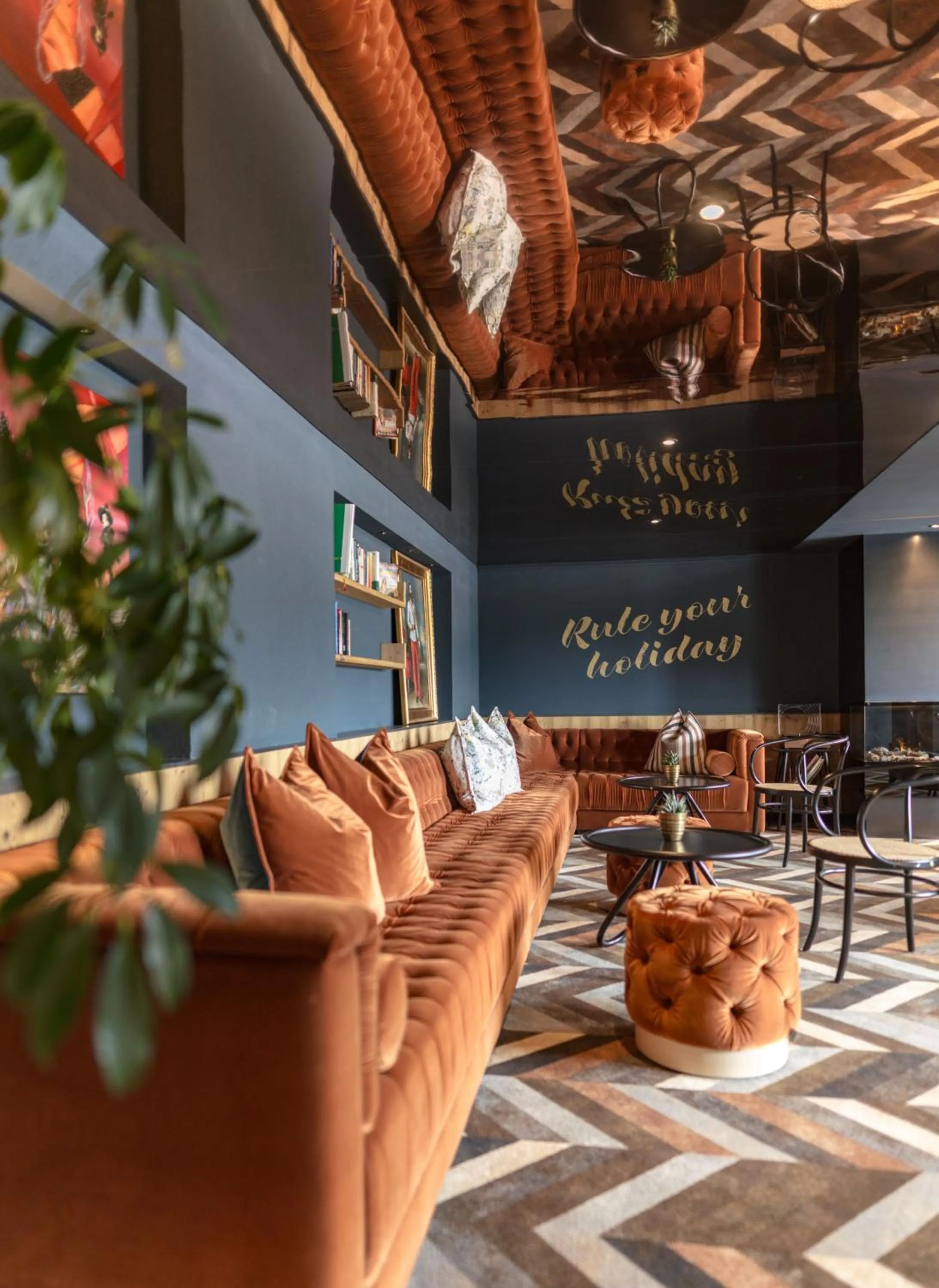 Communal lounge/ TV room in Erzherzog Johann Alpin Style Hotel - Adults Only