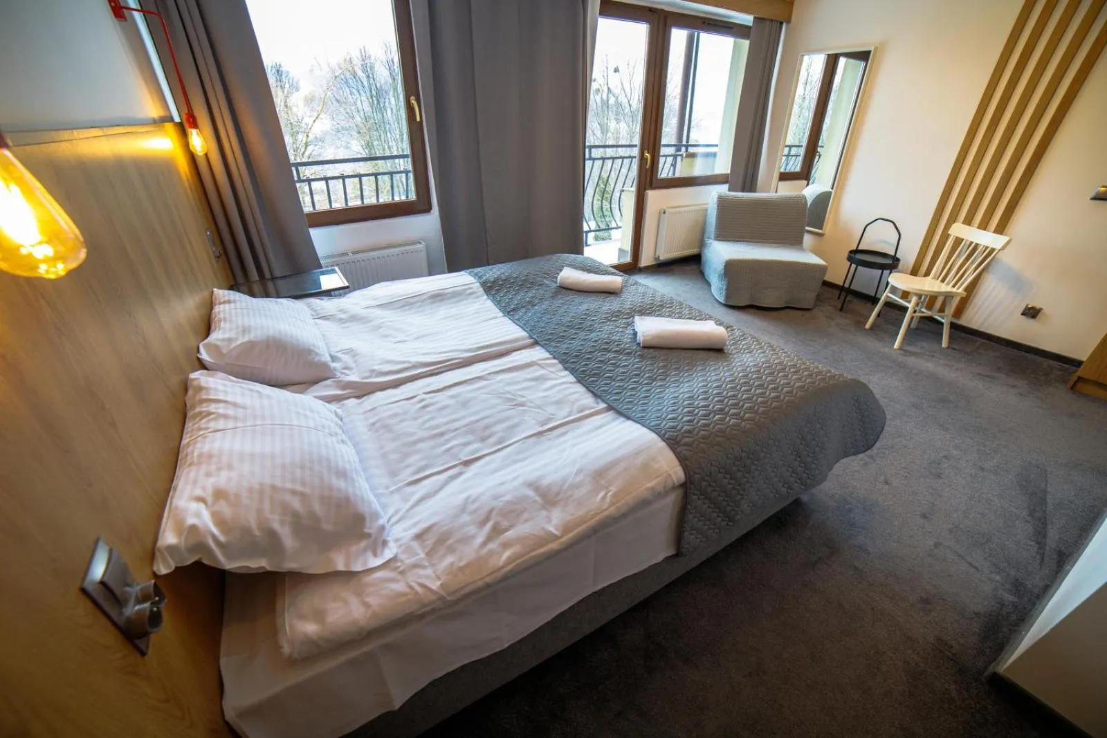 Living room, Bed in Krokus