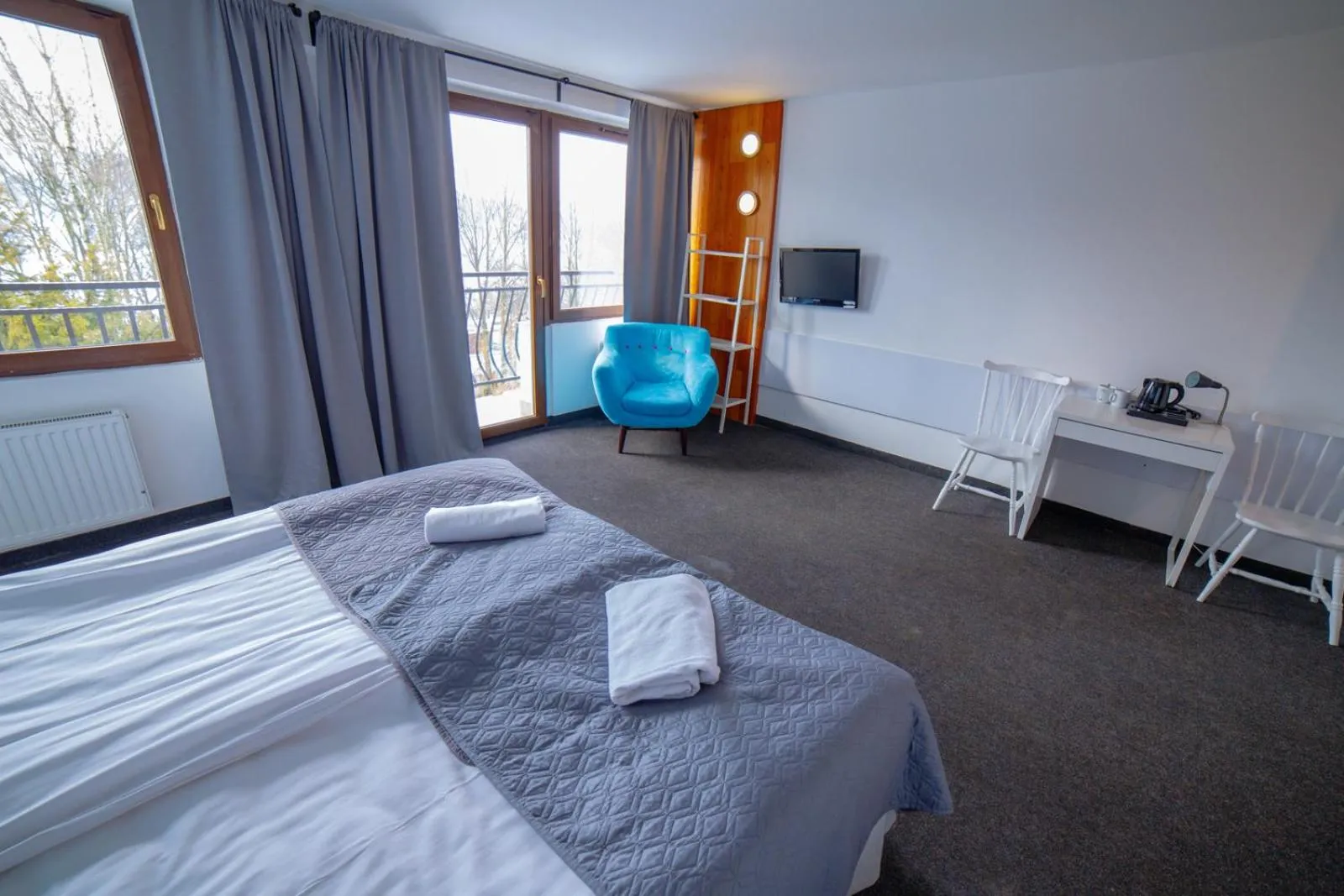 Balcony/Terrace, Bed in Krokus