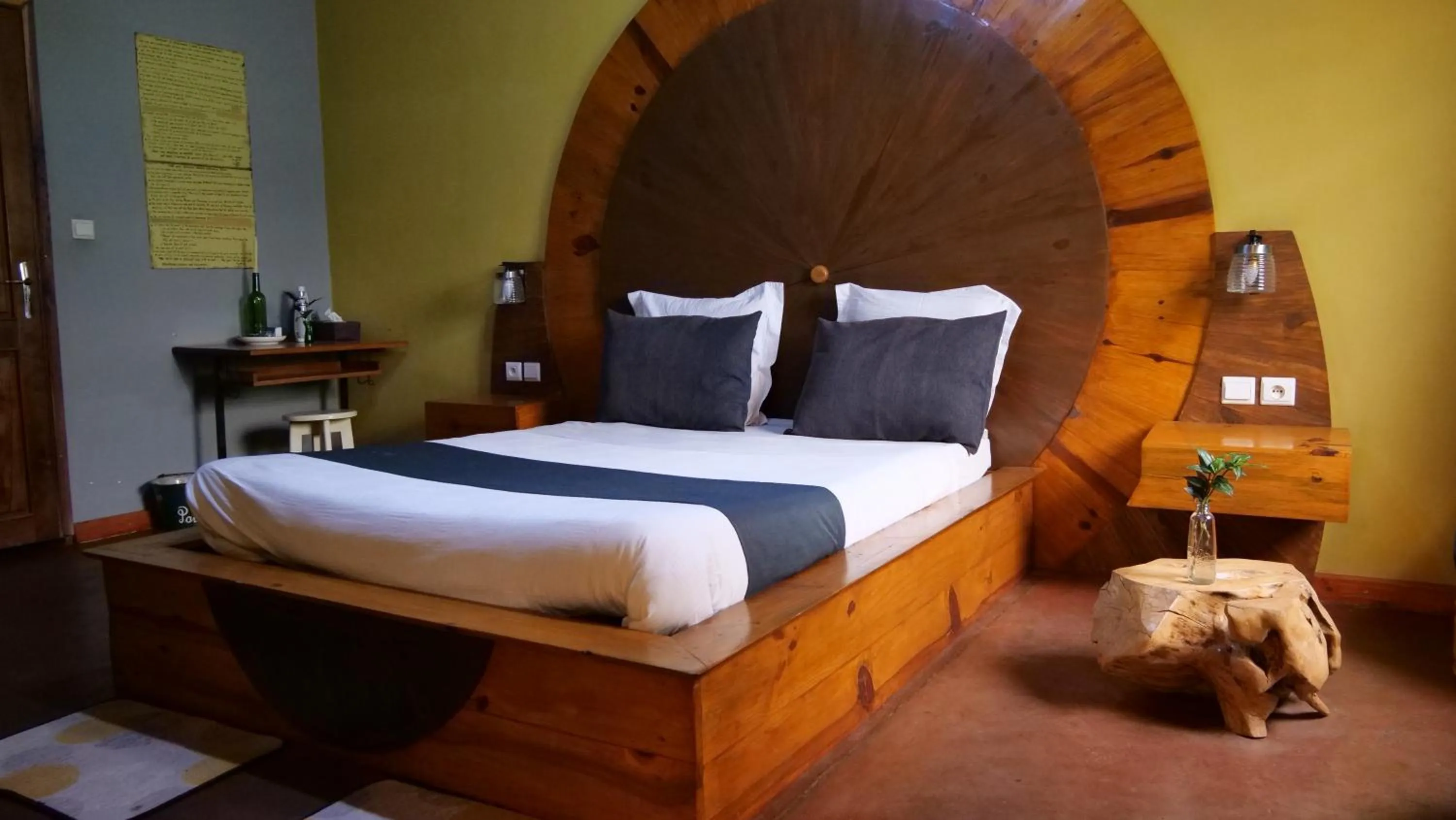 Bed in SOUIMANGA-HOTEL