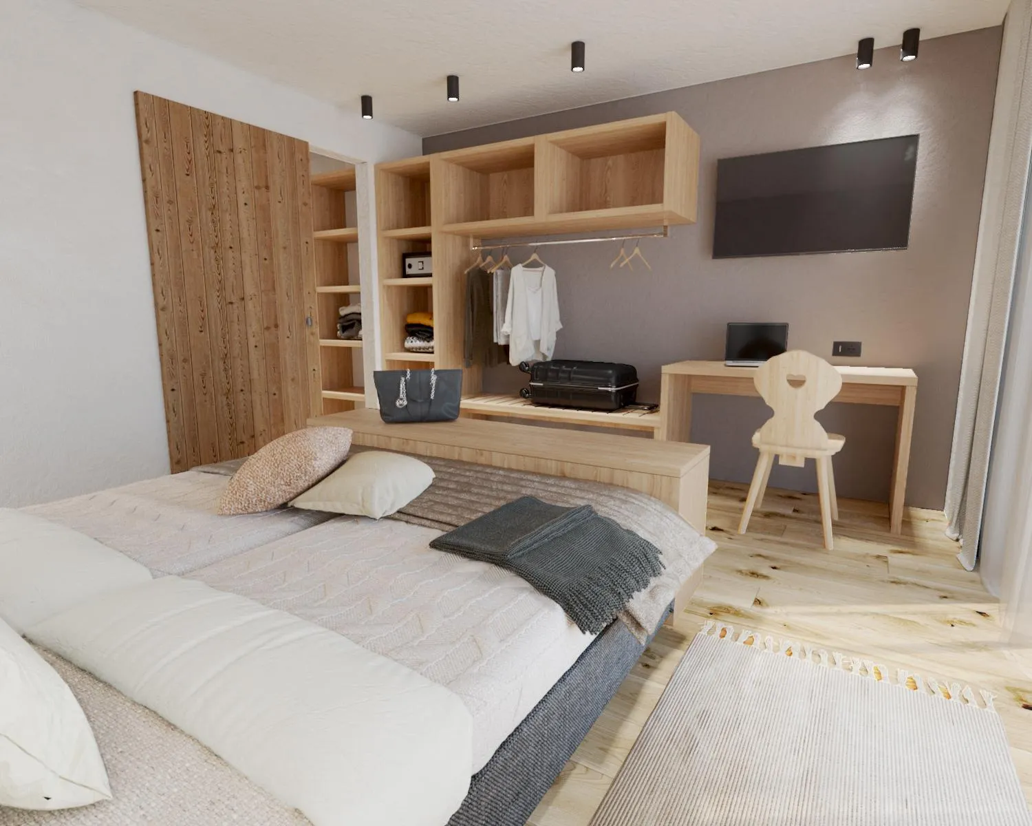 Bed in Hotel Astoria