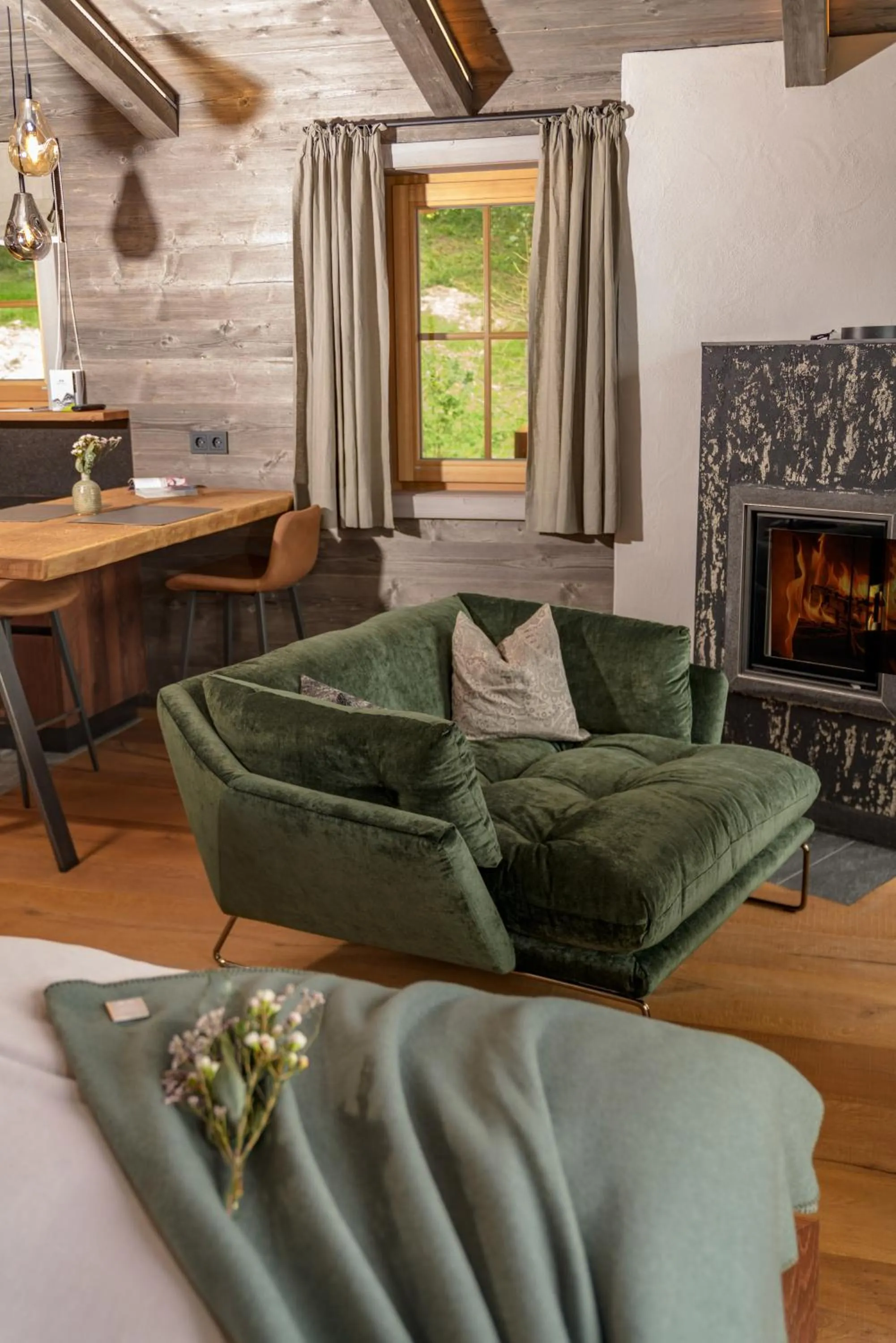 Living room in Almwelt Austria