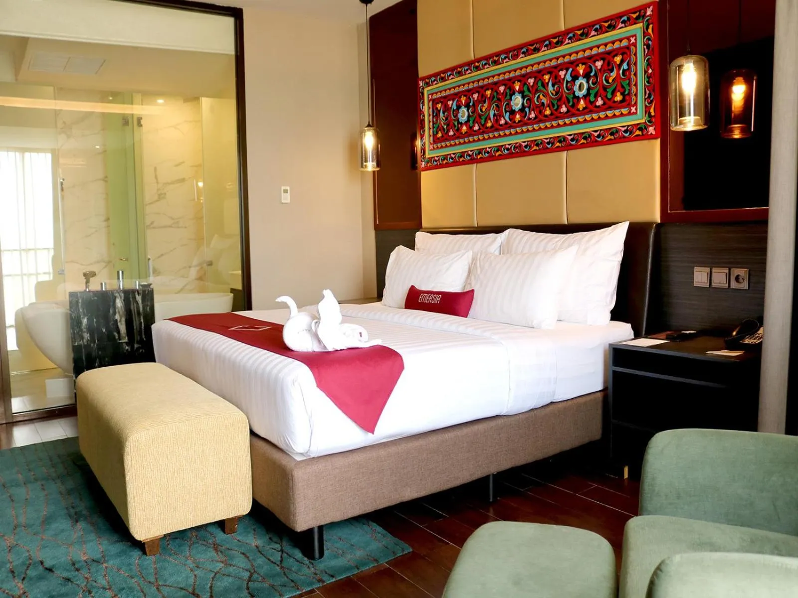 Bed in Emersia Hotel & Resort Batusangkar