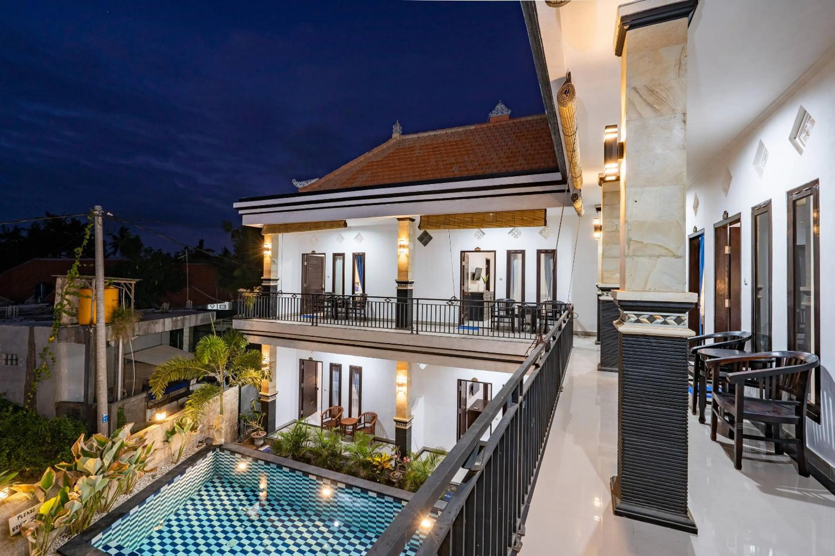 Balcony/Terrace in Nusa Sentana Lembongan Bali