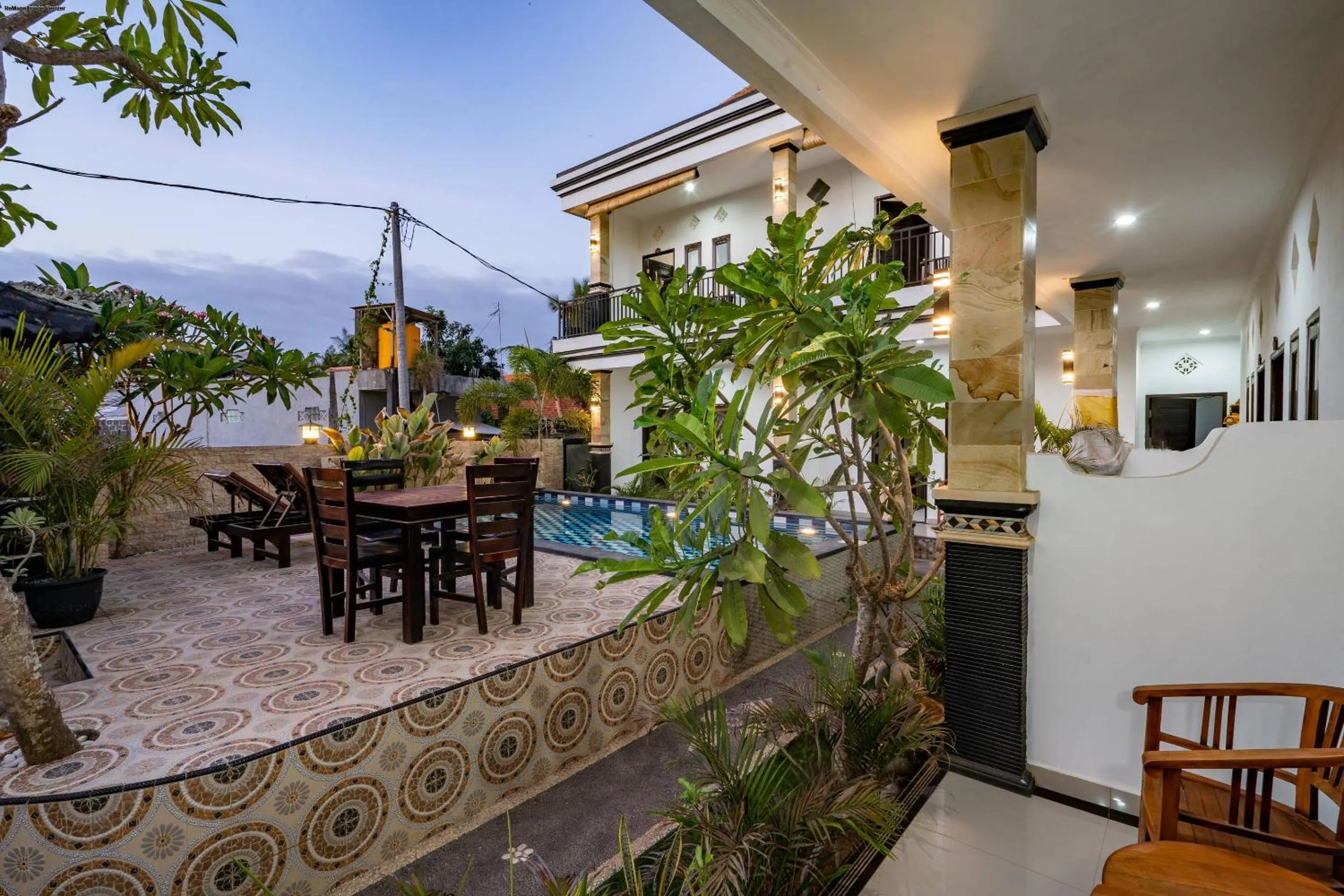 Patio in Nusa Sentana Lembongan Bali