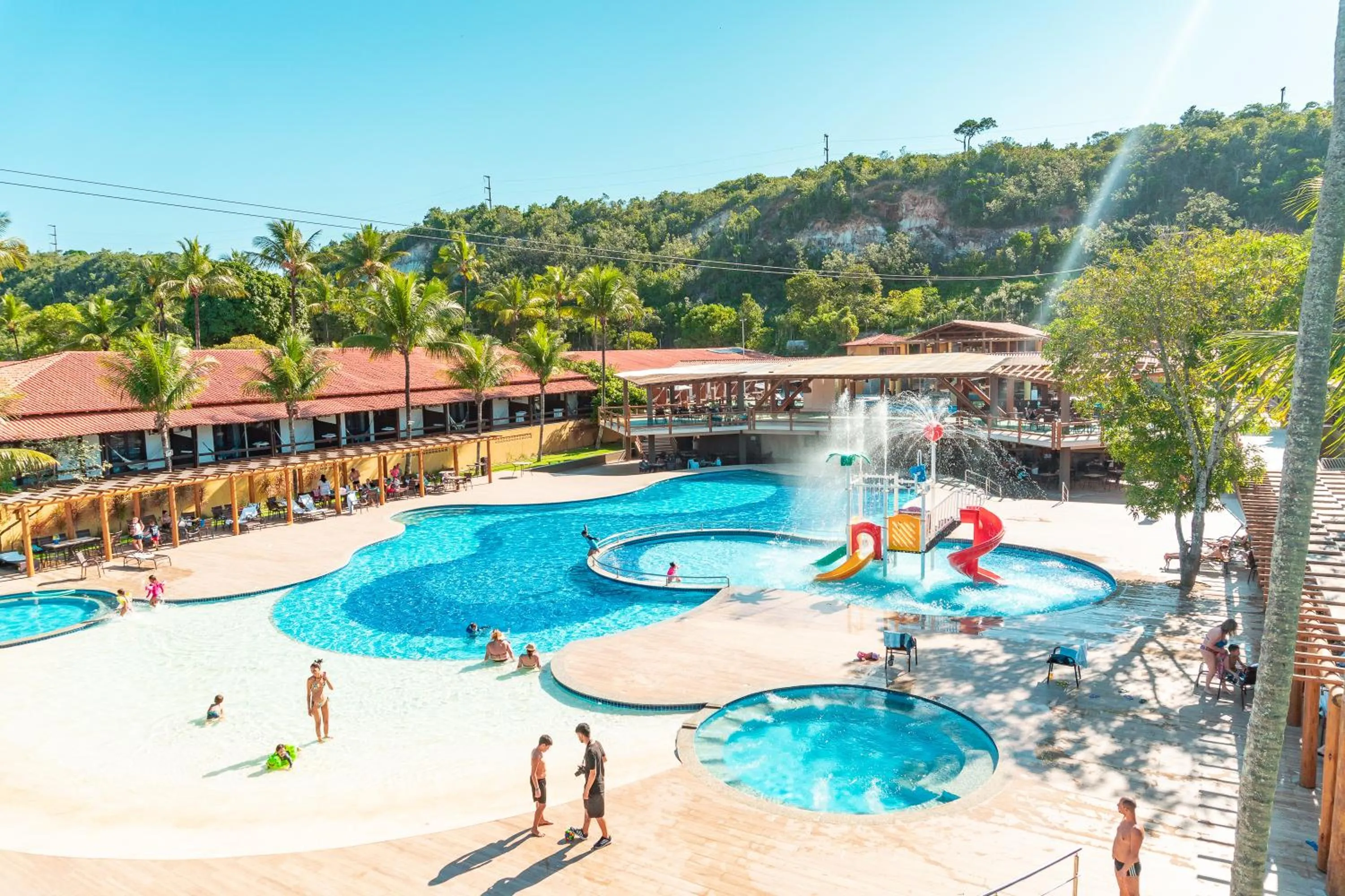 Pool view in Porto Seguro Praia Resort - All Inclusive
