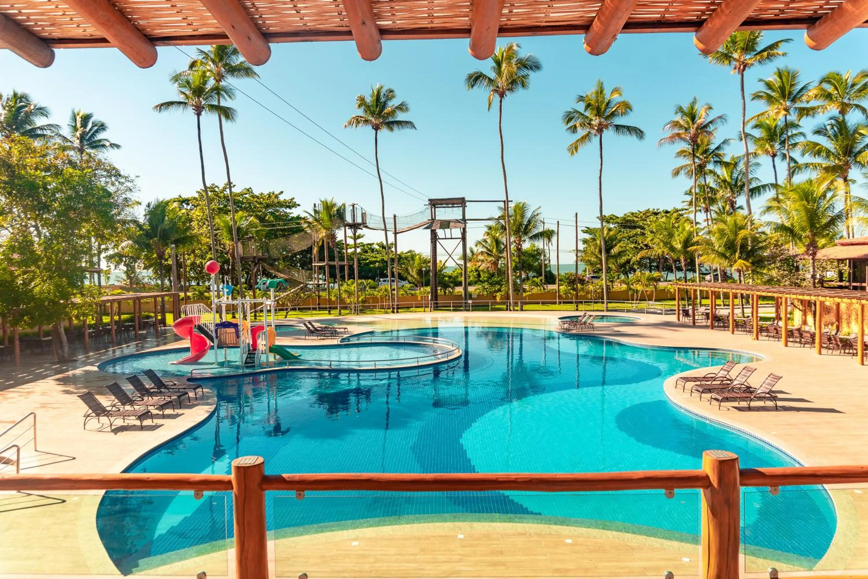 Pool view in Porto Seguro Praia Resort - All Inclusive