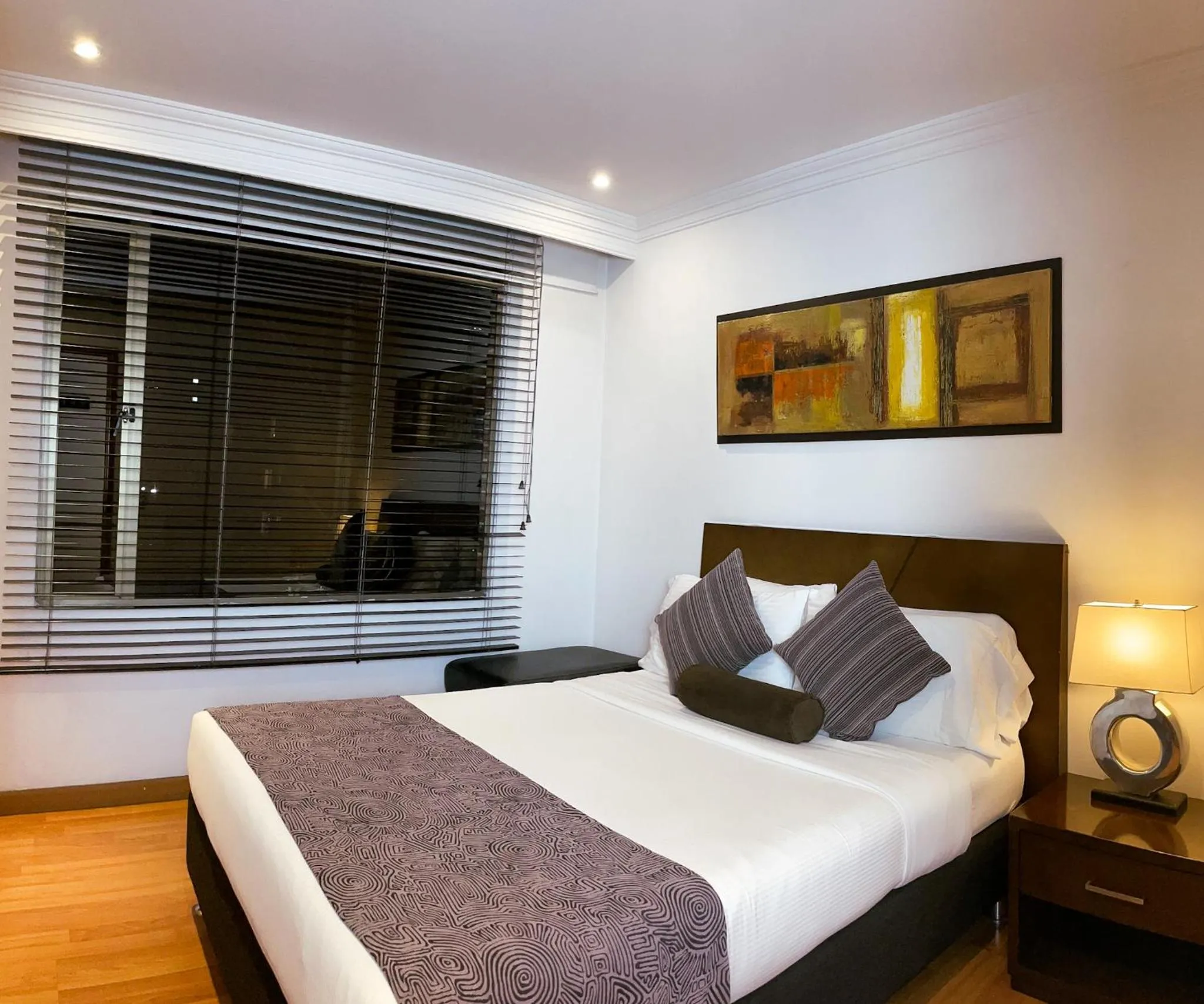 Decorative detail, Bed in Hotel Suites 108