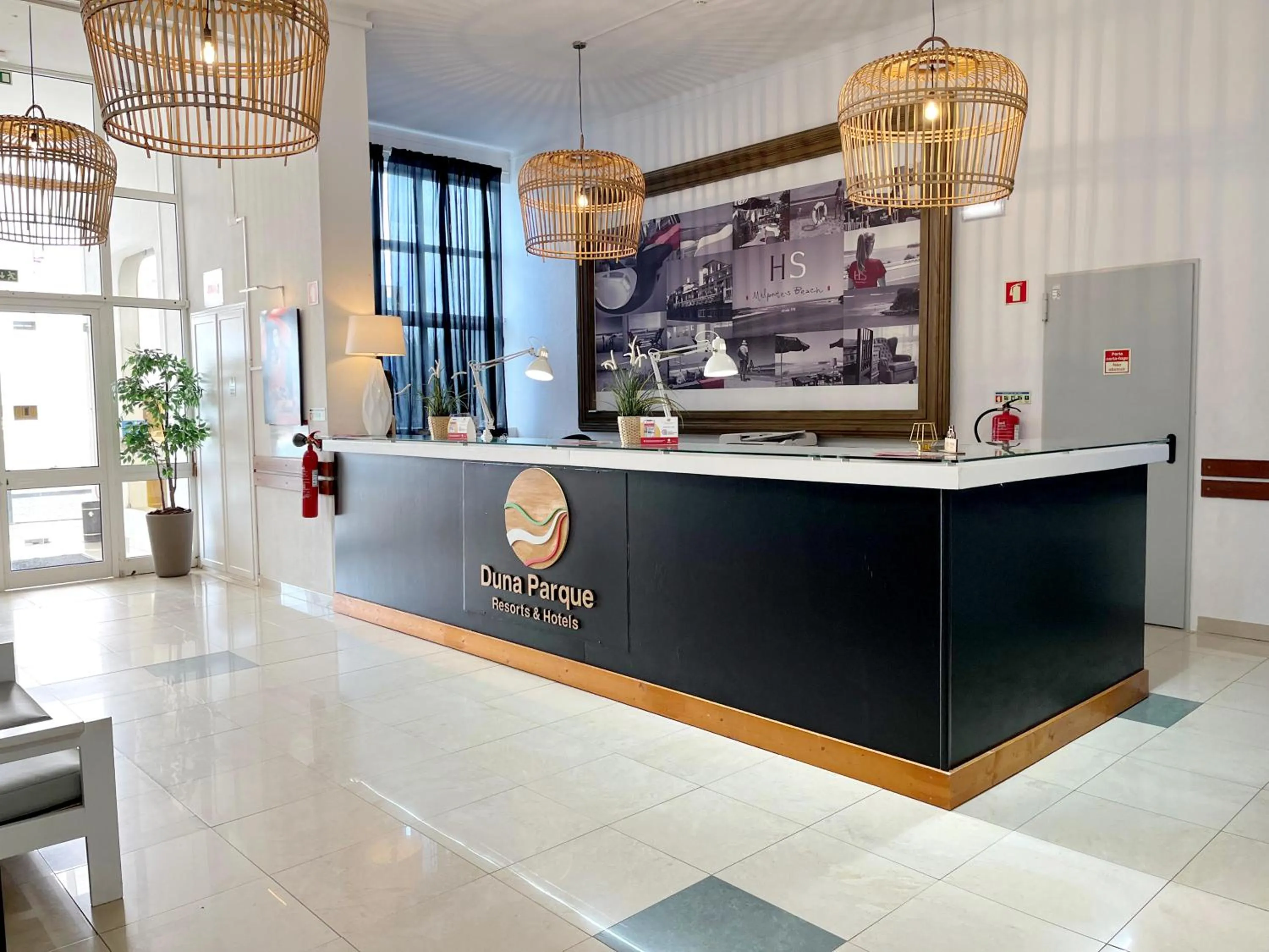 Lobby or reception in Blue Bamboo Hotel - Duna Parque Resorts & Hotels