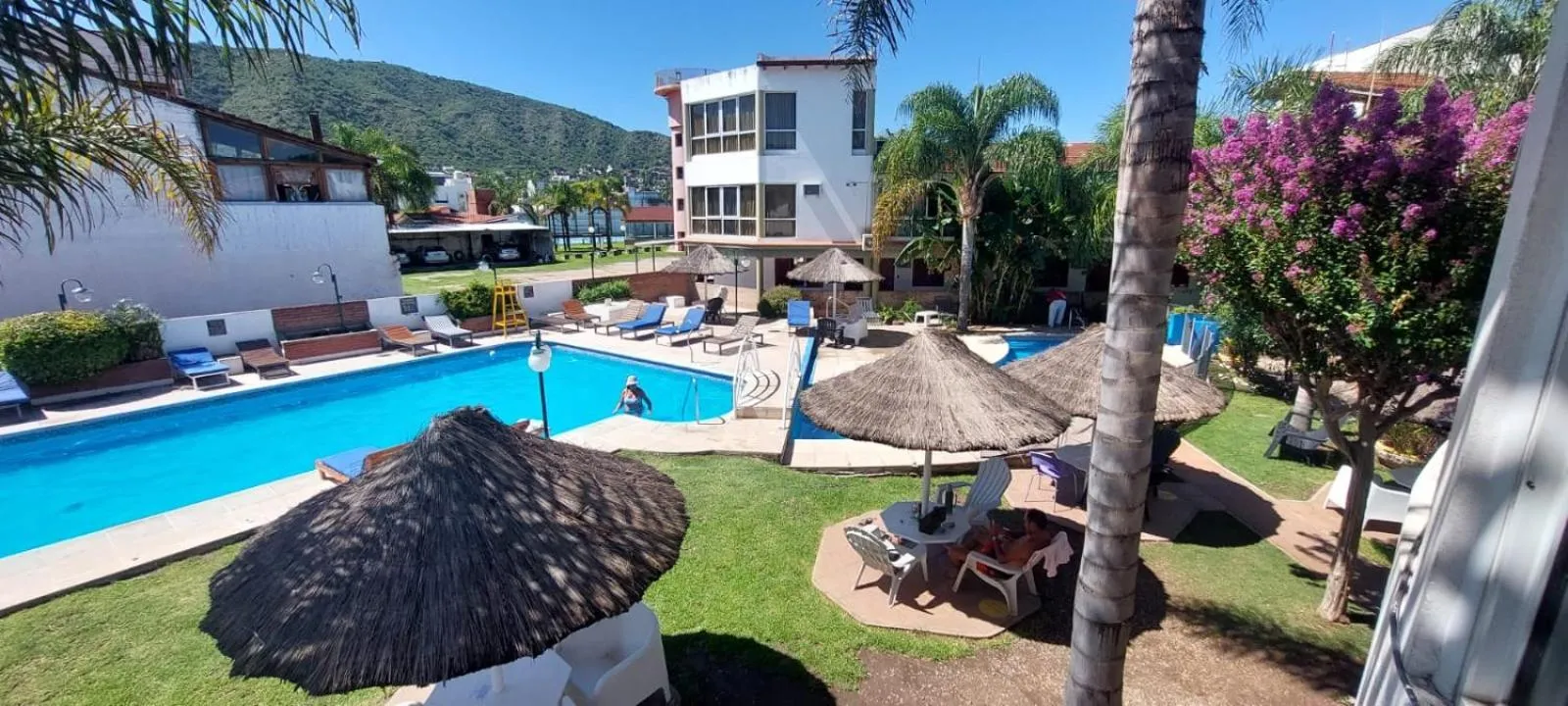 Pool view in Hotel El Cid