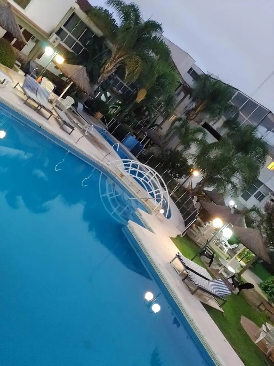 Pool view in Hotel El Cid