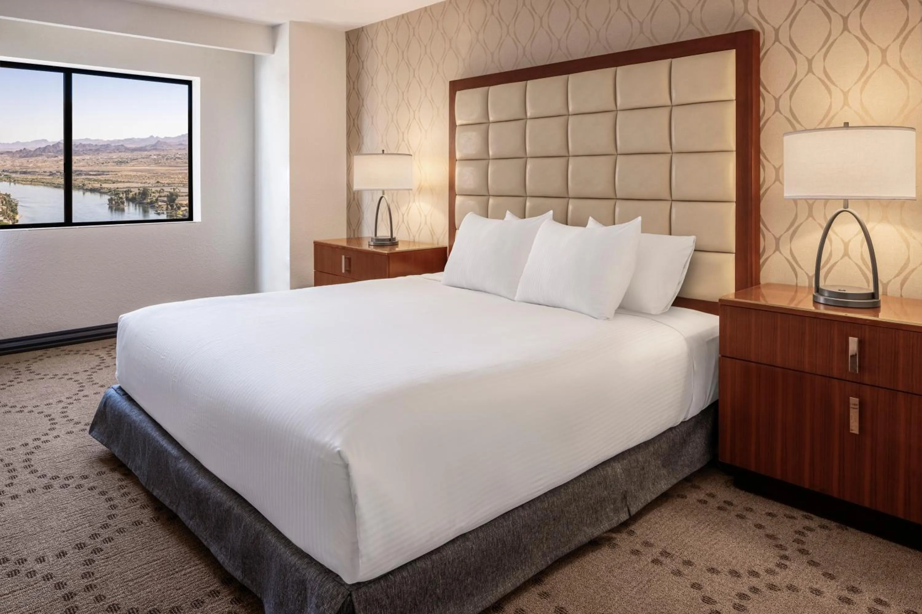Bed in Harrah's Laughlin, A Caesars Destination