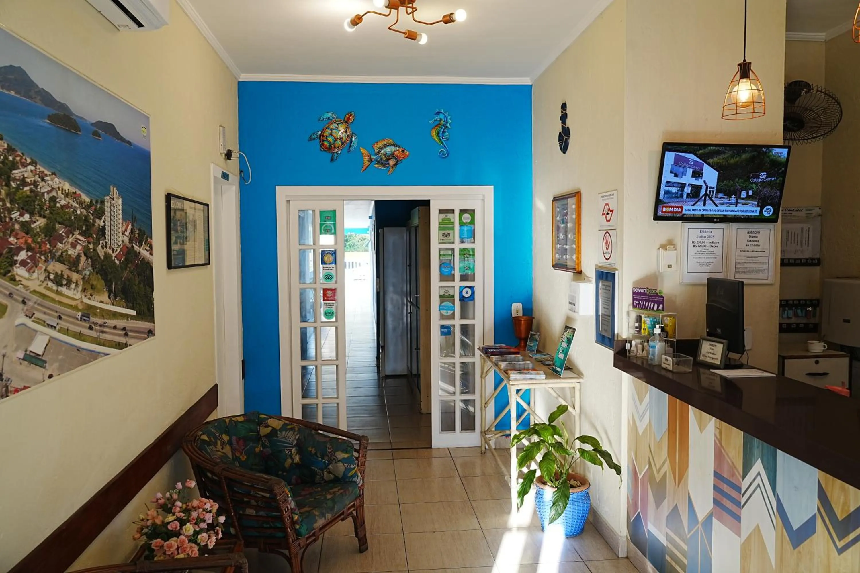 Lobby or reception in Hotel Pousada Vivendas do Sol e Mar