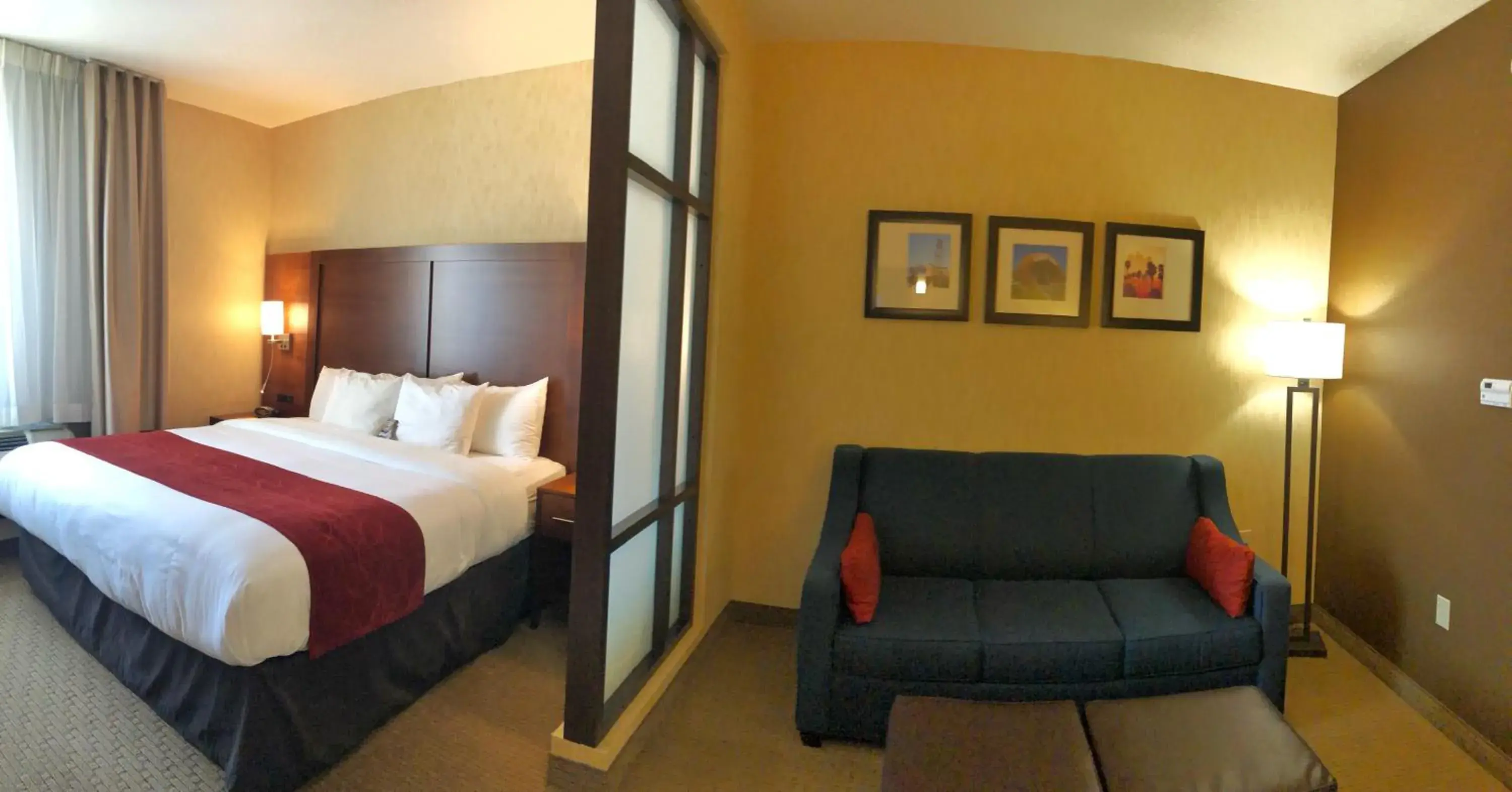 Corner Suite, 1 King Bed with Sofa Bed, Accessible Tub, Non Smoking in Comfort Suites Near City of Industry - Los Angeles Corner Suite, 1 King Bed with Sofa Bed, Accessible Tub, Non Smoking in Comfort Suites Near City of Industry - Los Angeles