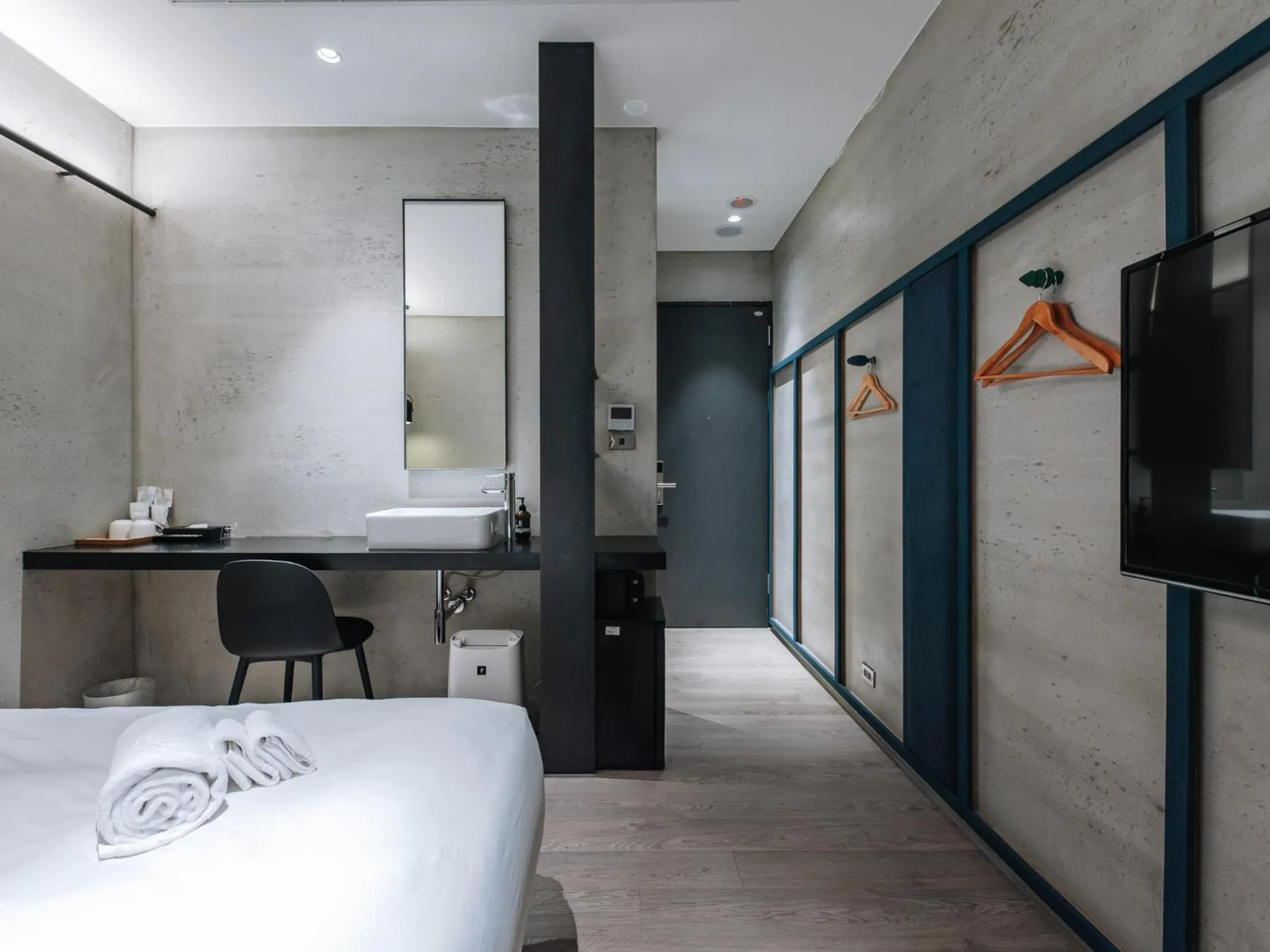 Bed in Waterfront Hotel