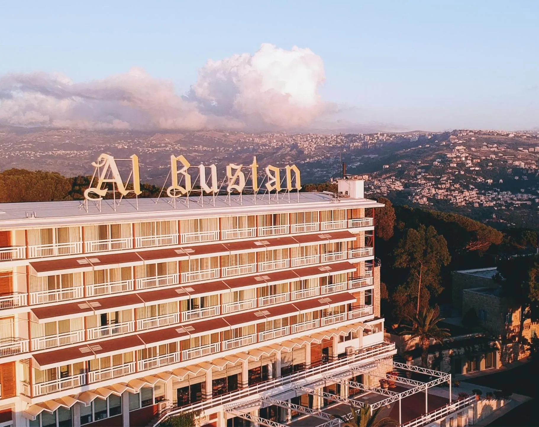 Property building in Hotel Al Bustan
