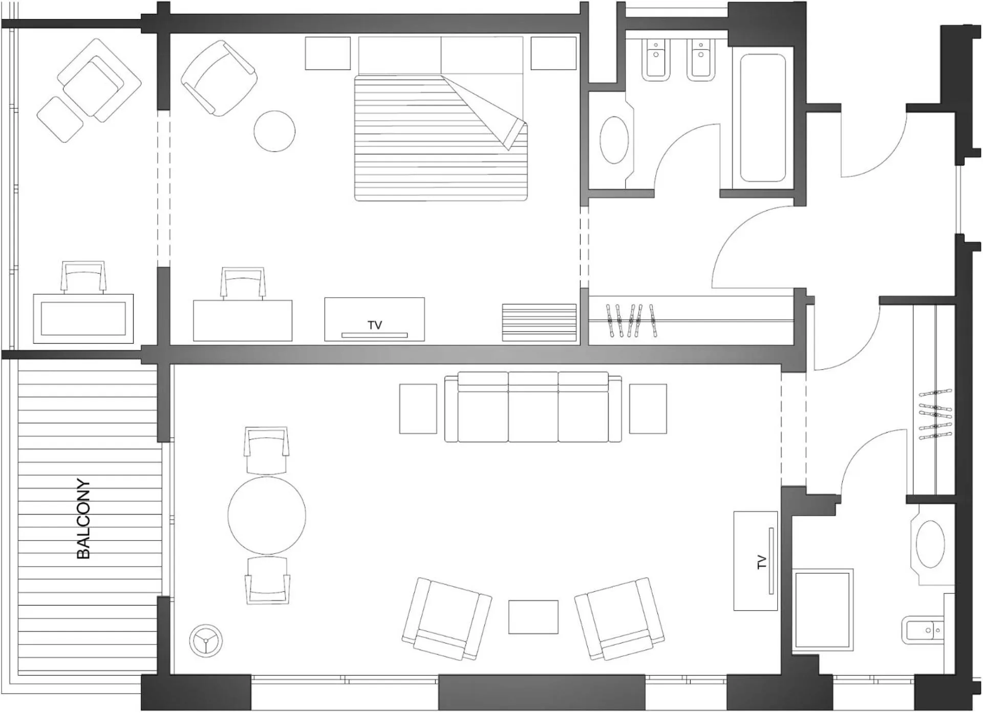 Floor plan in Hotel Al Bustan