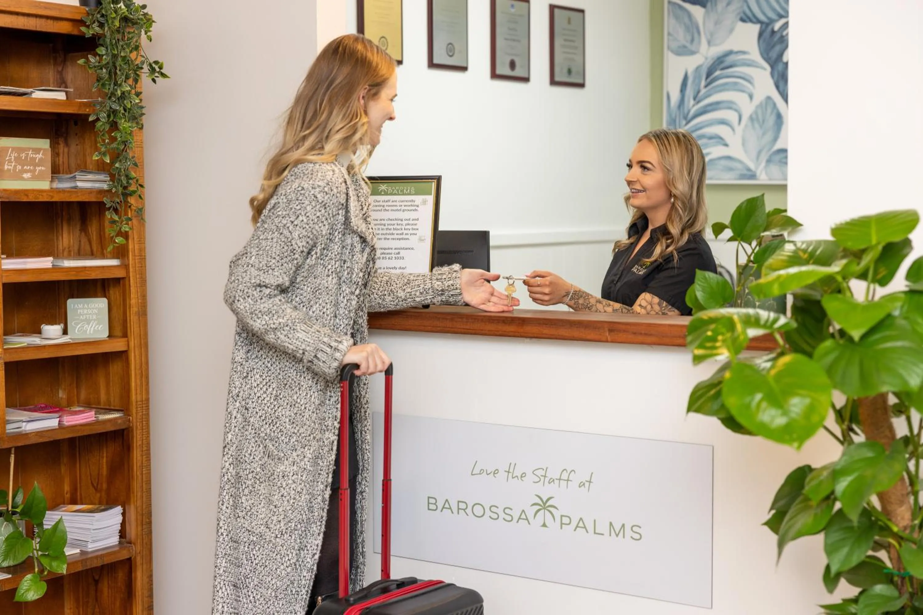Lobby or reception in Barossa Palms Motel