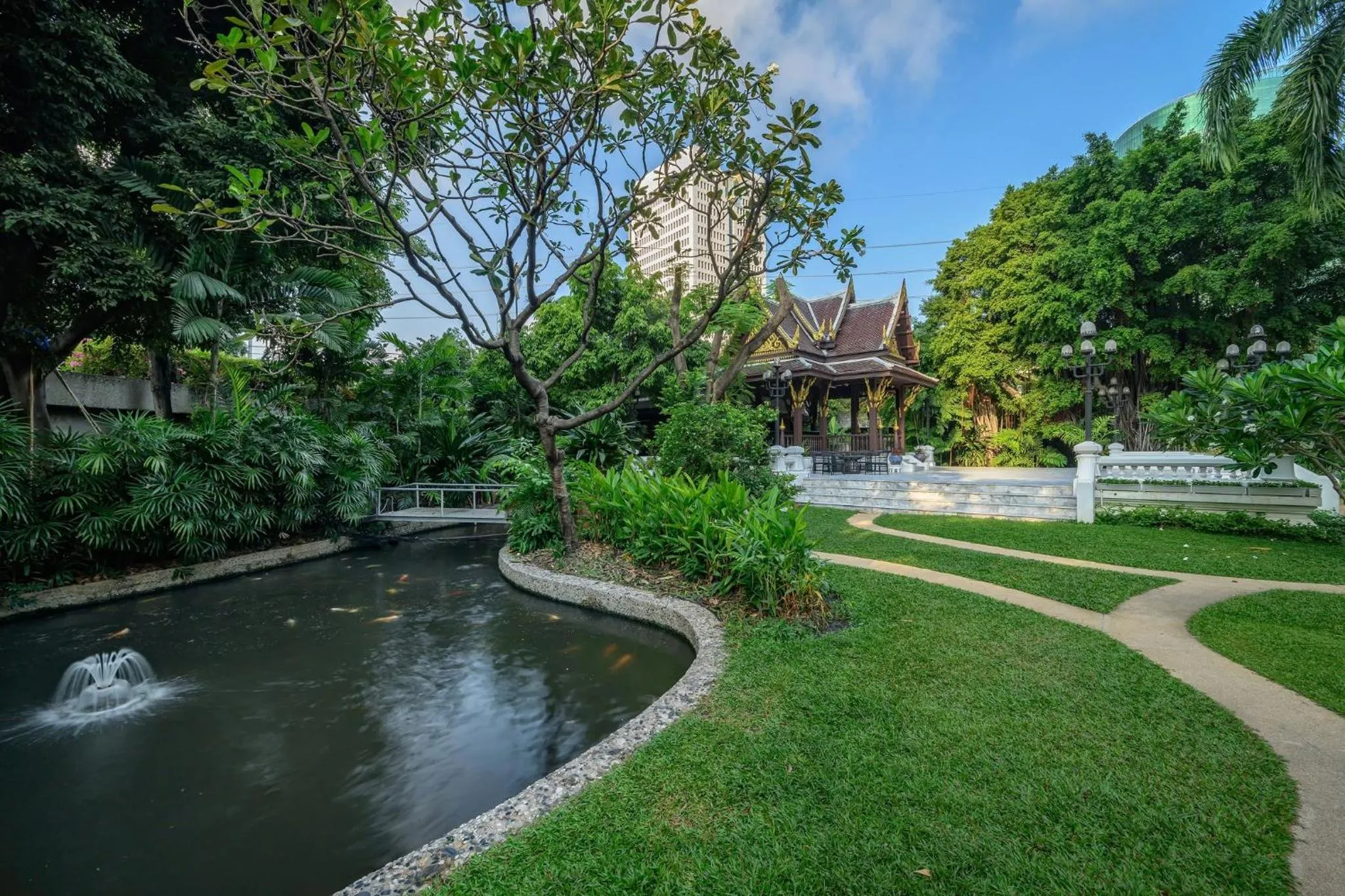 Garden in Centara Grand at Central Plaza Ladprao Bangkok