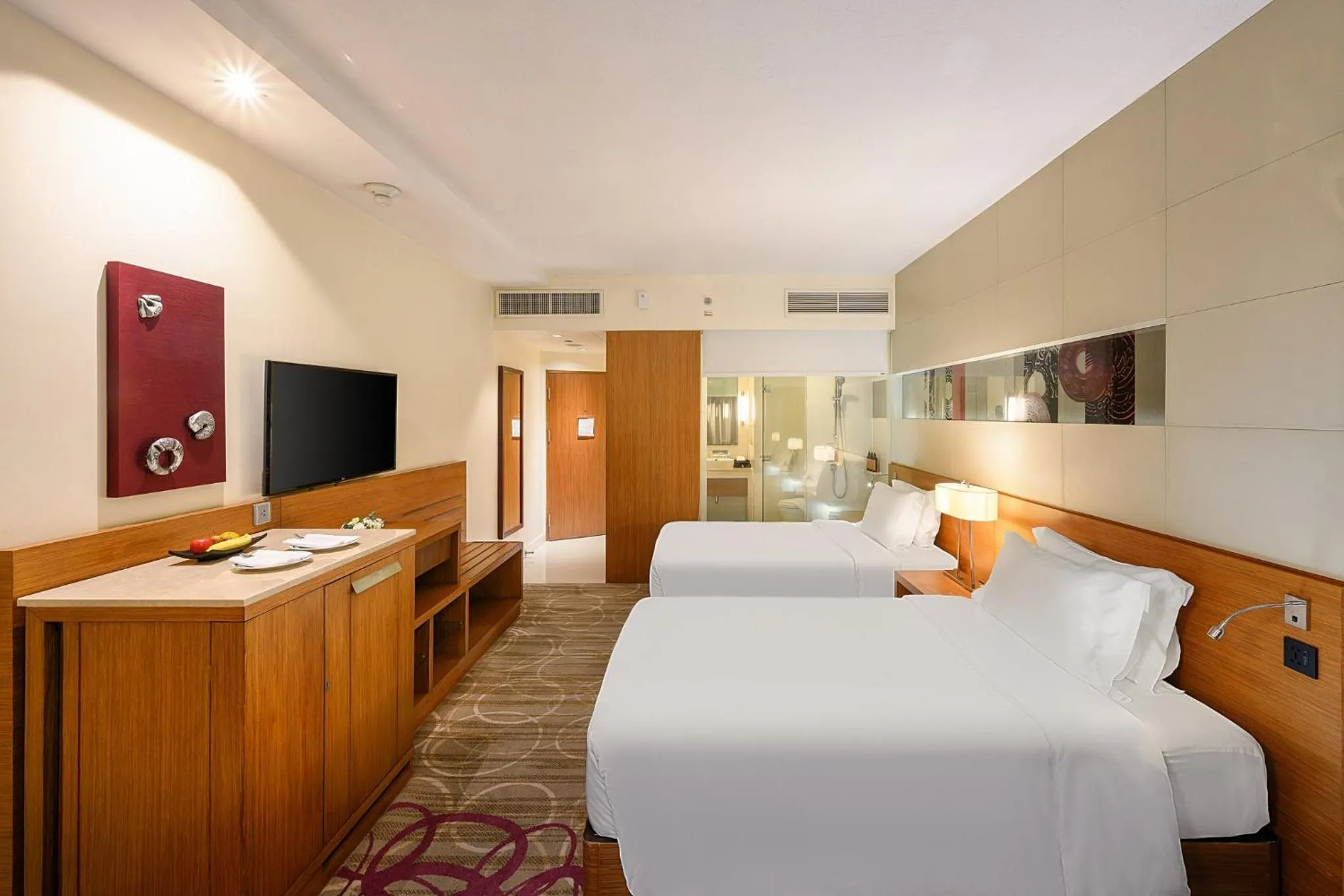 Bedroom, Bed in Centara Grand at Central Plaza Ladprao Bangkok