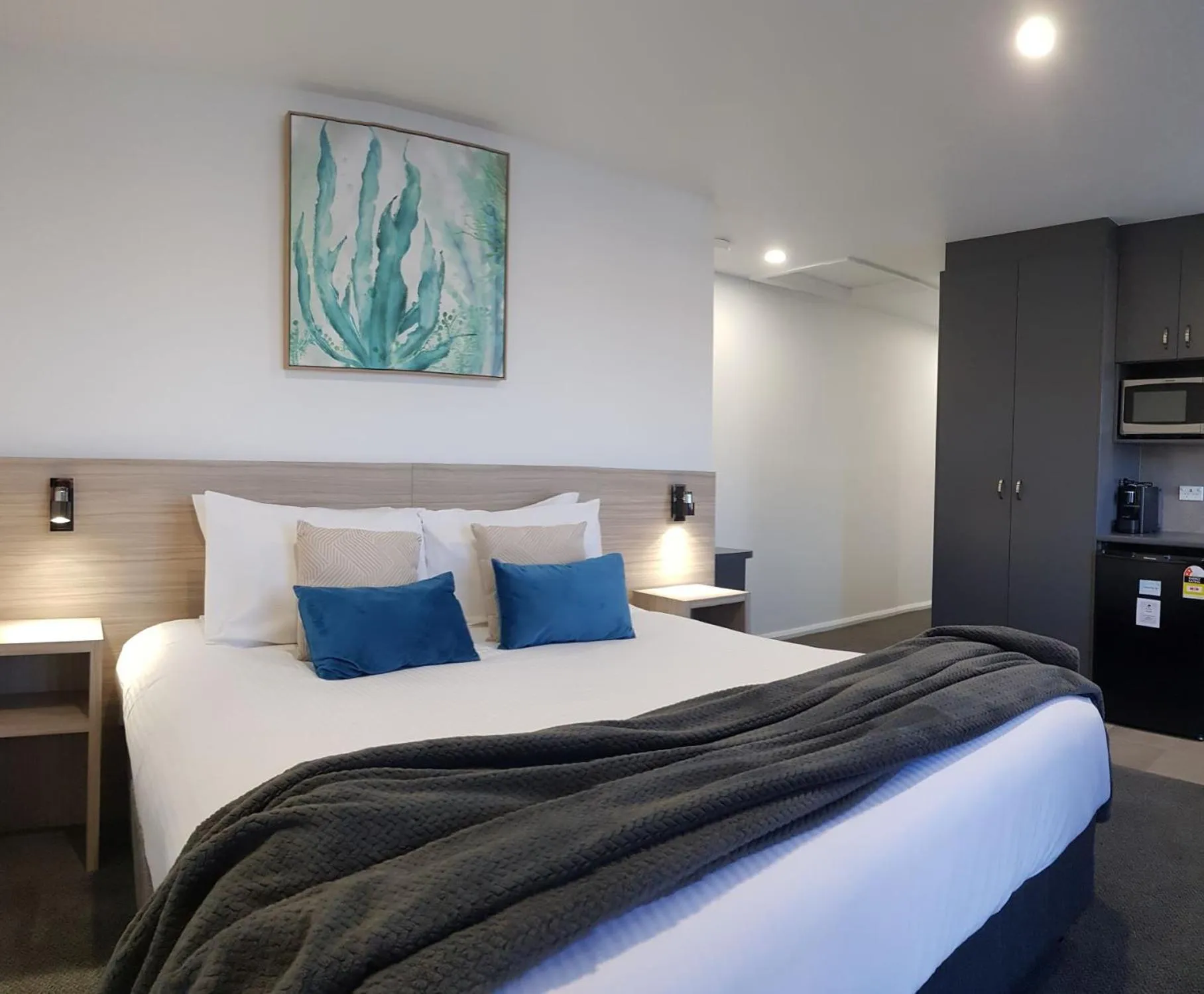 Bed in Jervis Bay Motel