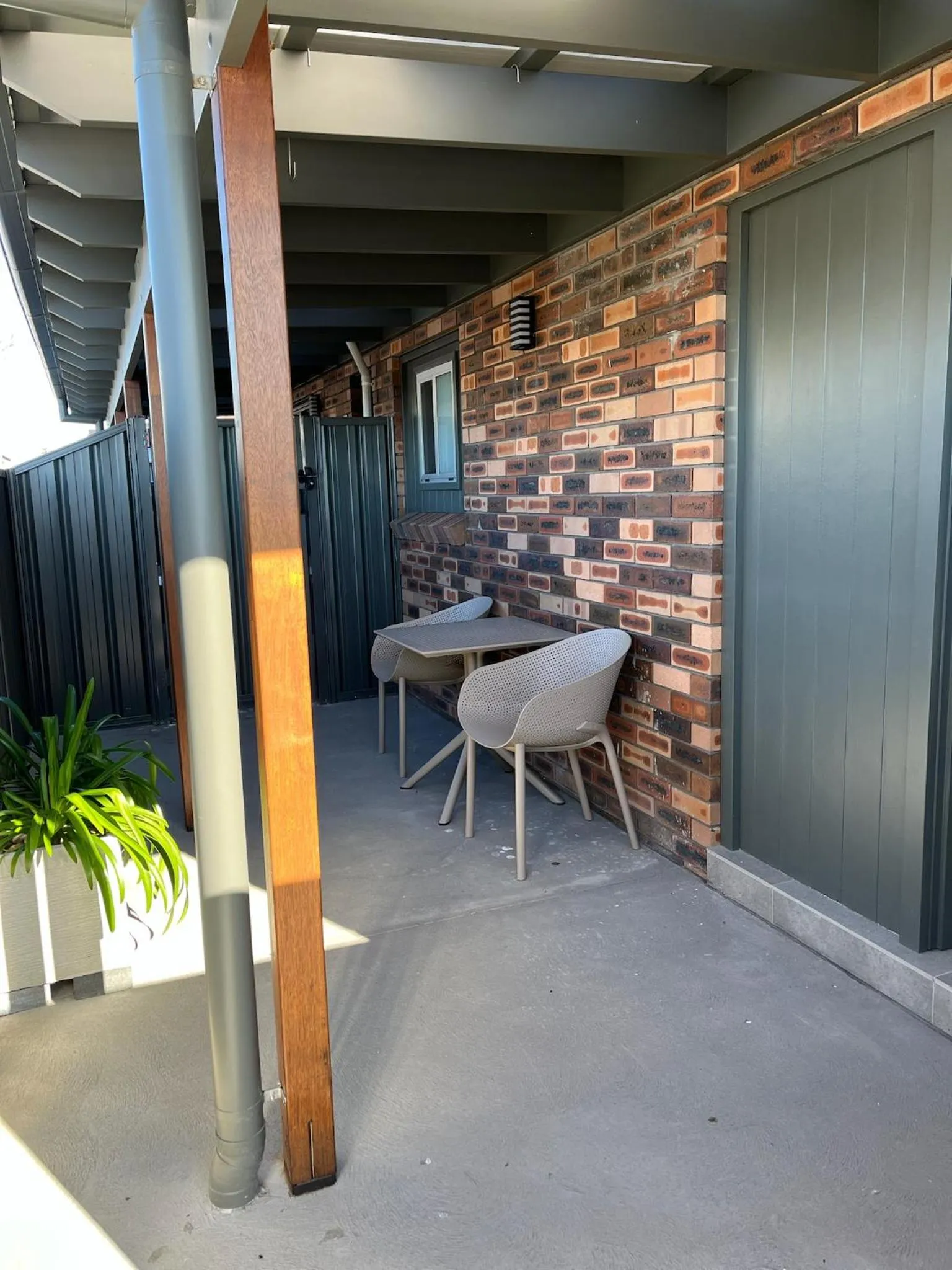 Inner courtyard view in Jervis Bay Motel
