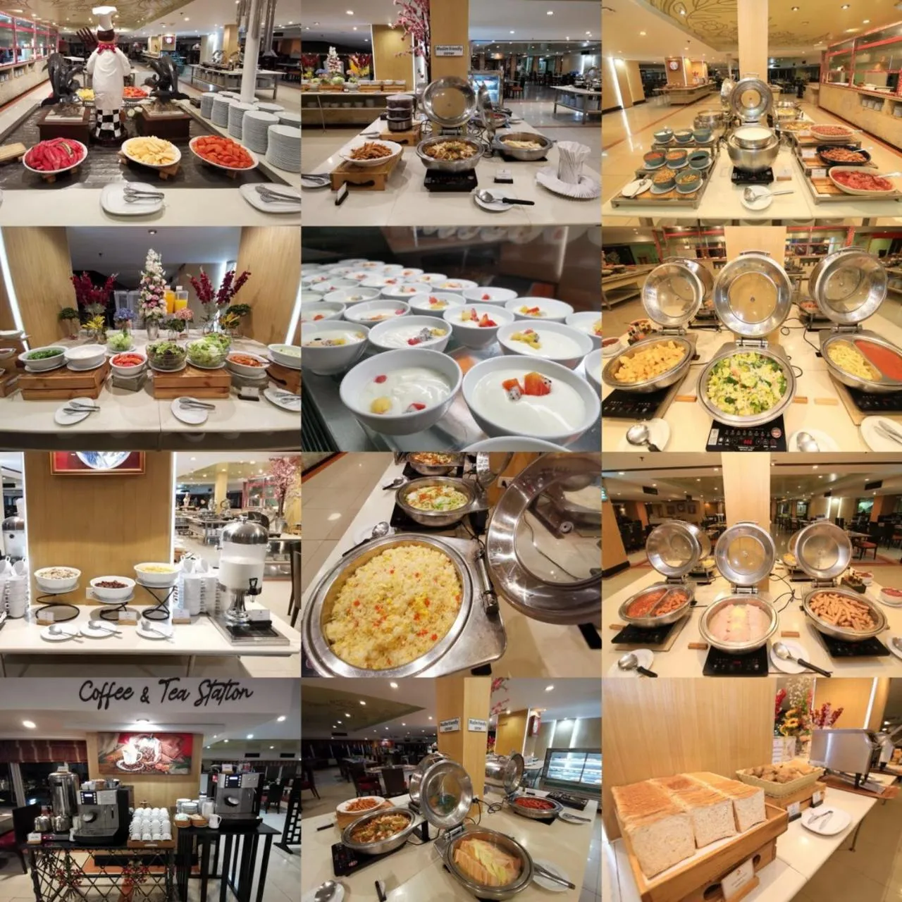 Breakfast in Duangtawan Hotel Chiang Mai