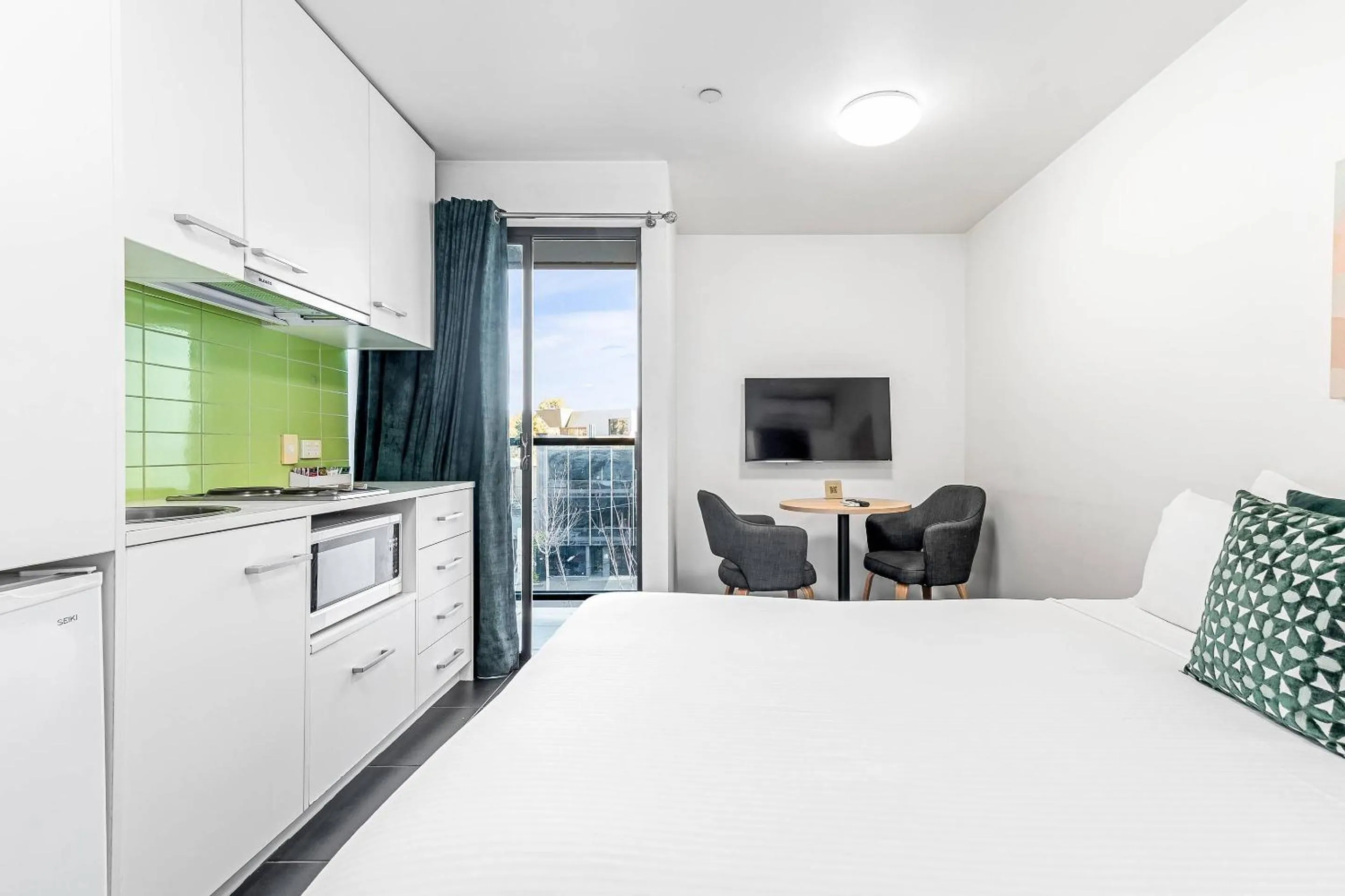 Bedroom, Bed in Quality Apartments North Melbourne