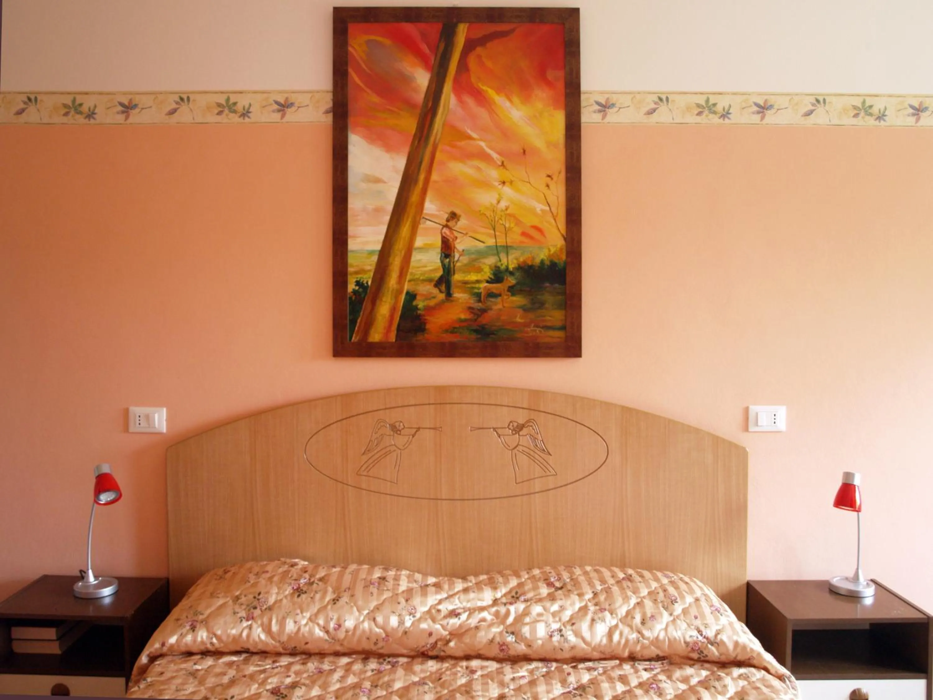 Decorative detail, Bed in B&B da Zio Gianni