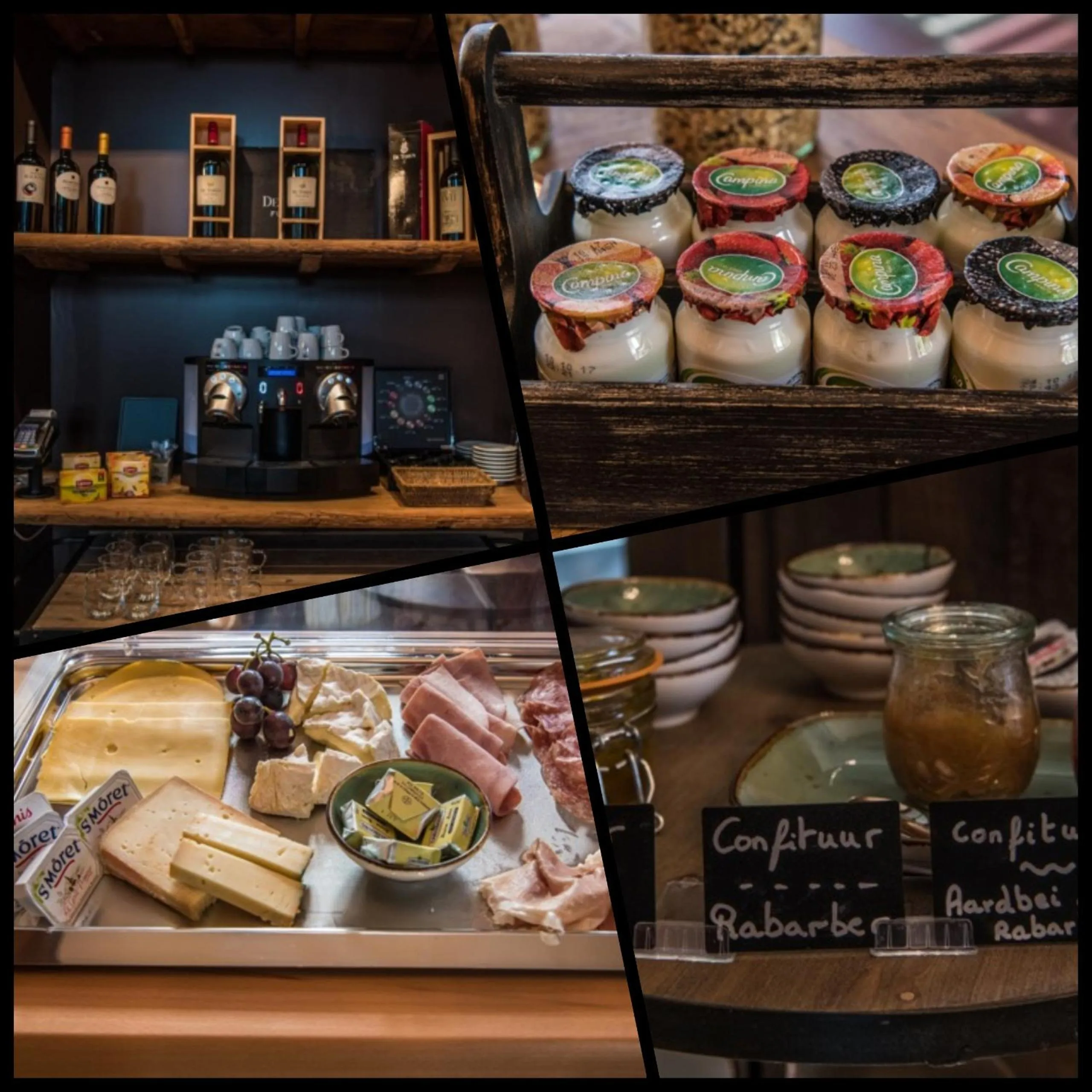 Buffet breakfast in Hof Van Volmersele - Luxury B&B