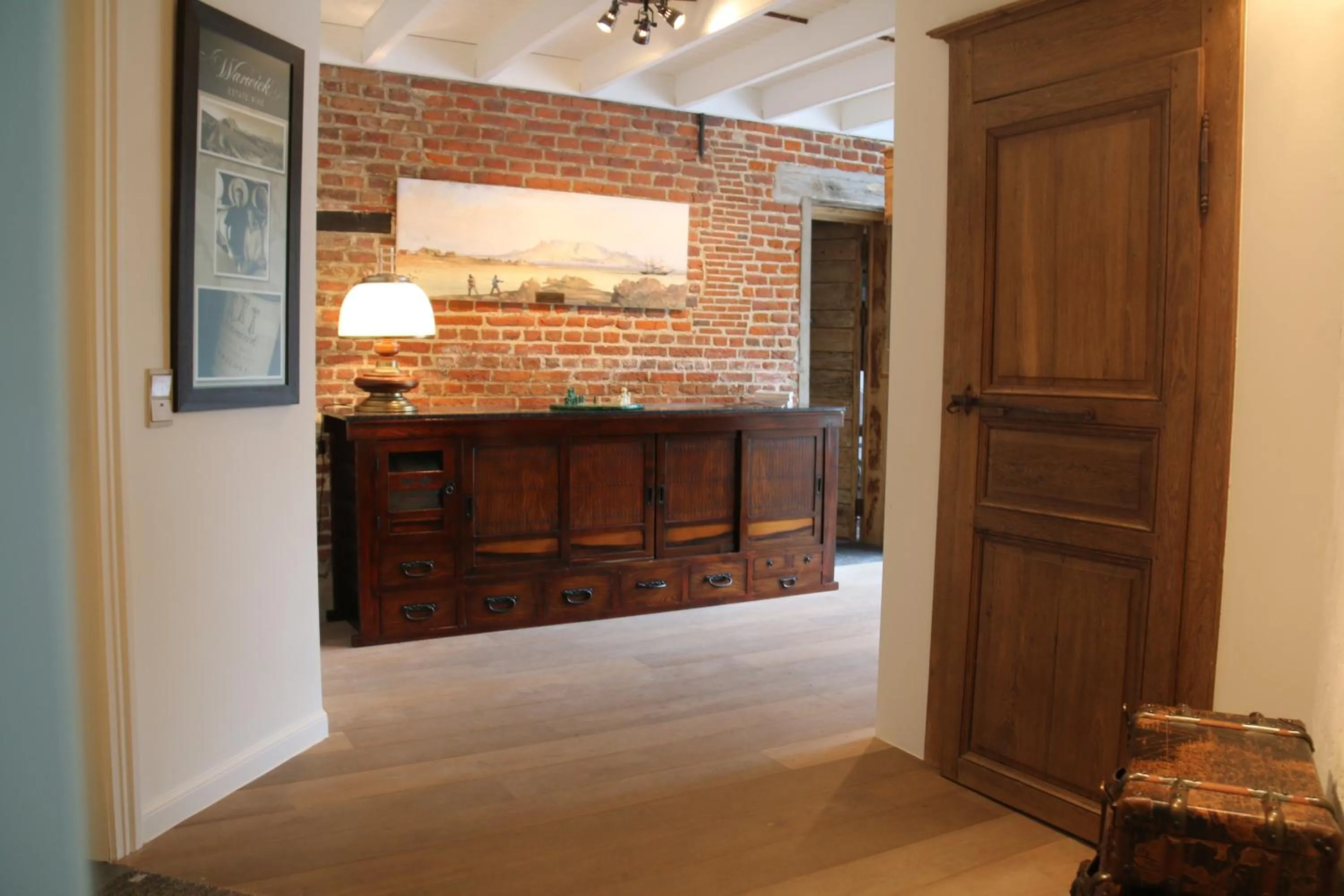 Lobby or reception in Hof Van Volmersele - Luxury B&B