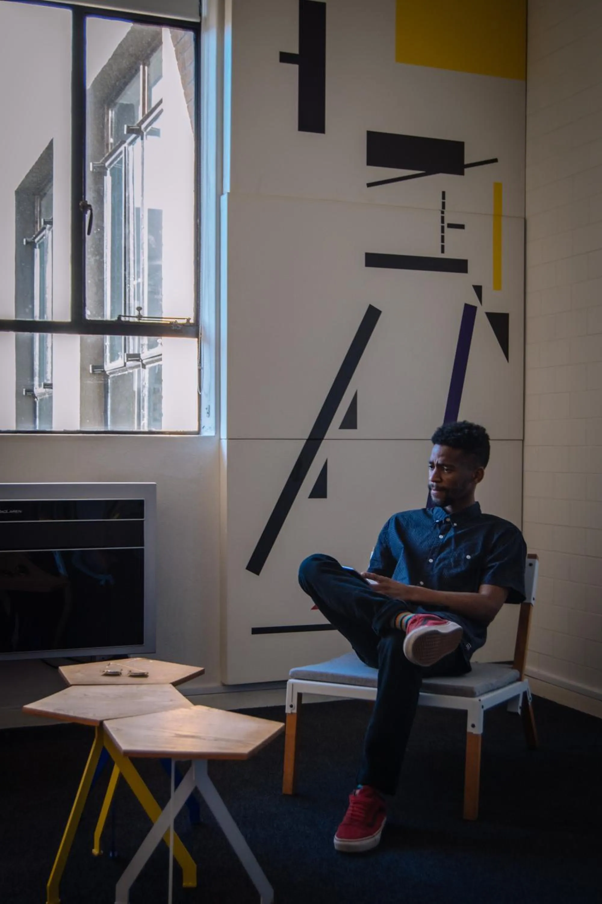 Living room in 12 Decades Art Hotel