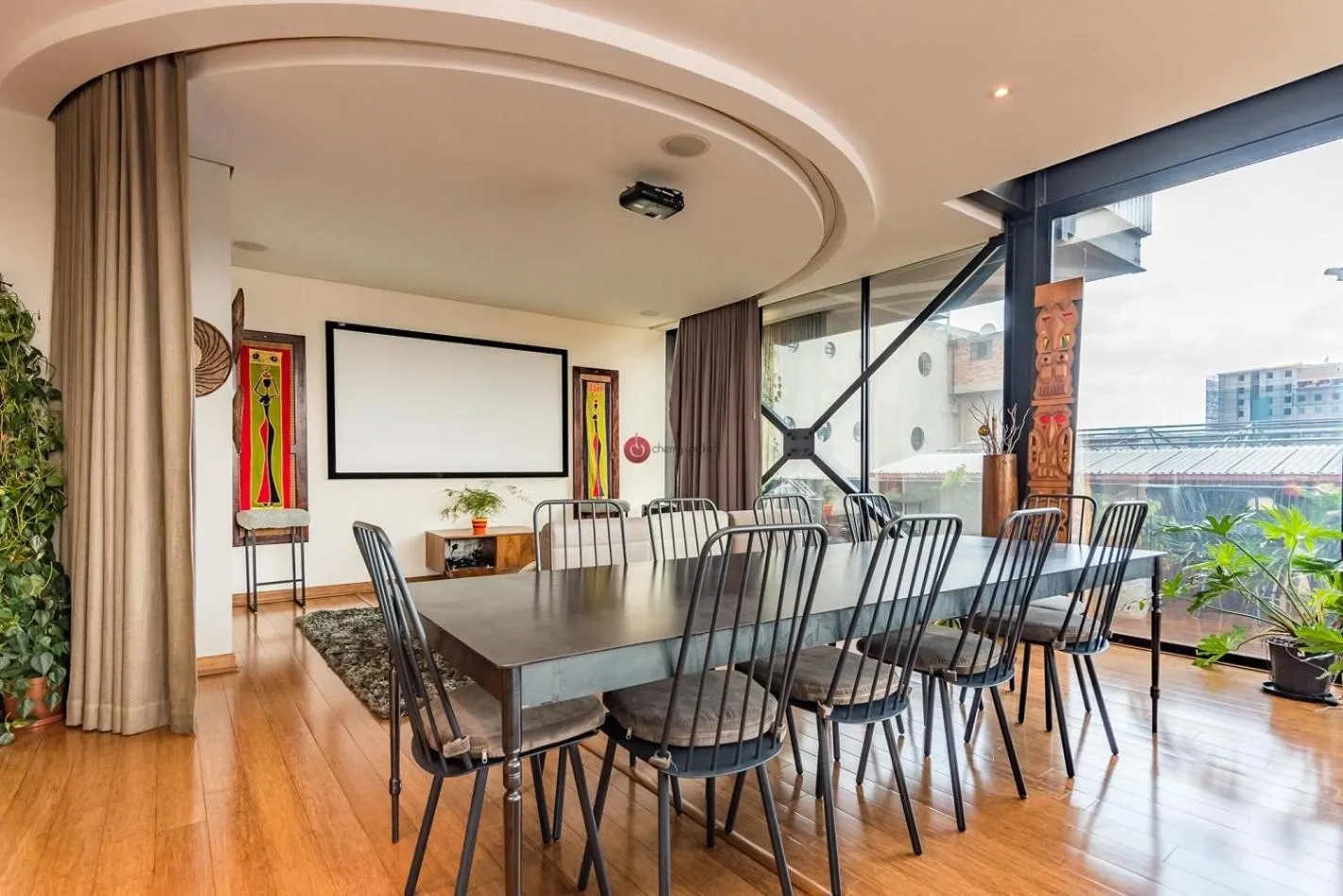 Dining area in 12 Decades Art Hotel