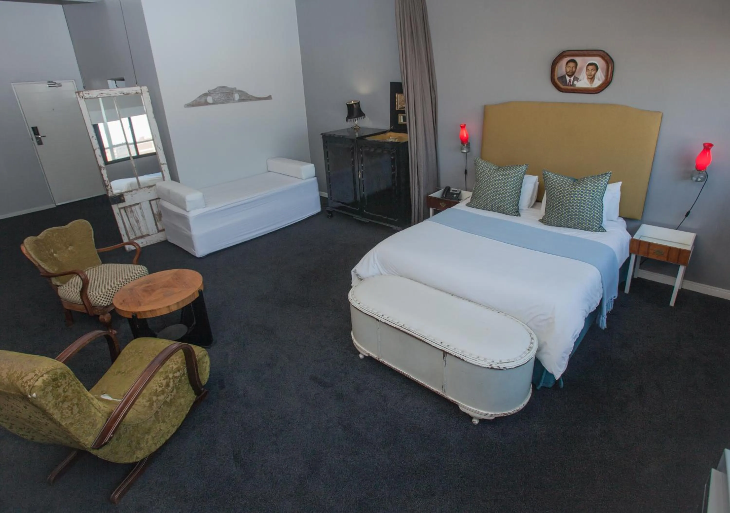 Decorative detail in 12 Decades Art Hotel