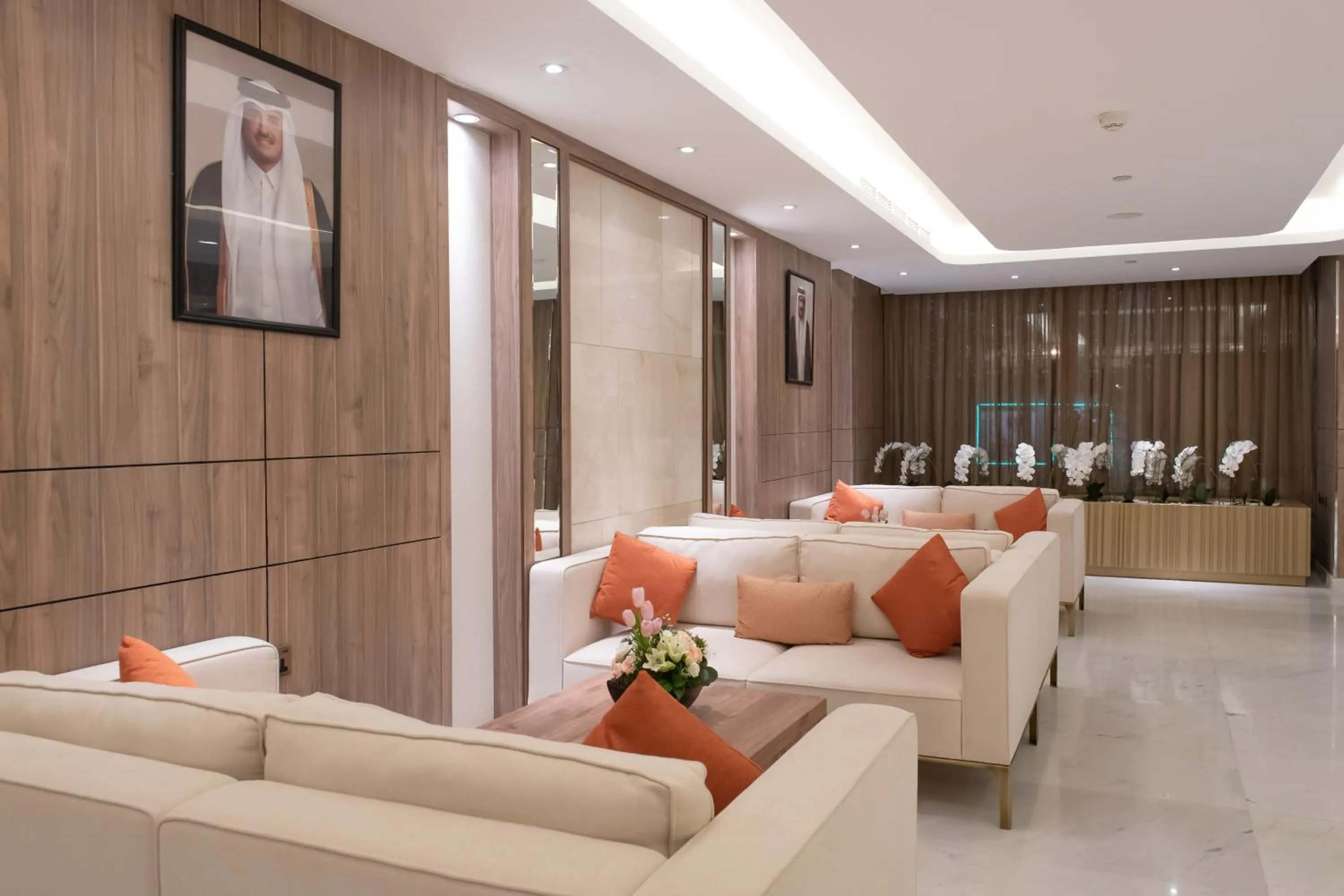 Living room in Corp Executive Hotel Doha Suites