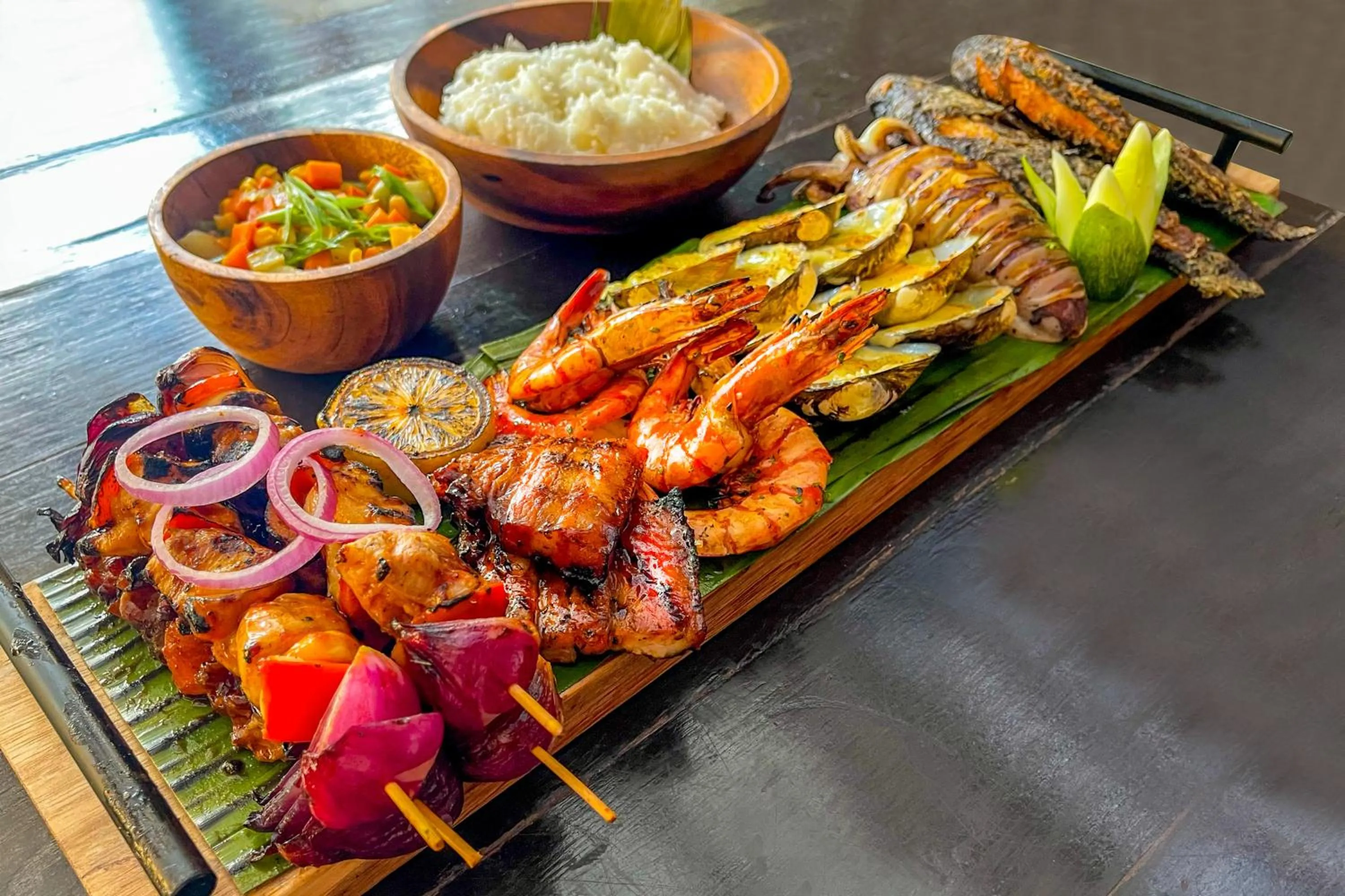 Food in Red Coconut Beach Hotel Boracay