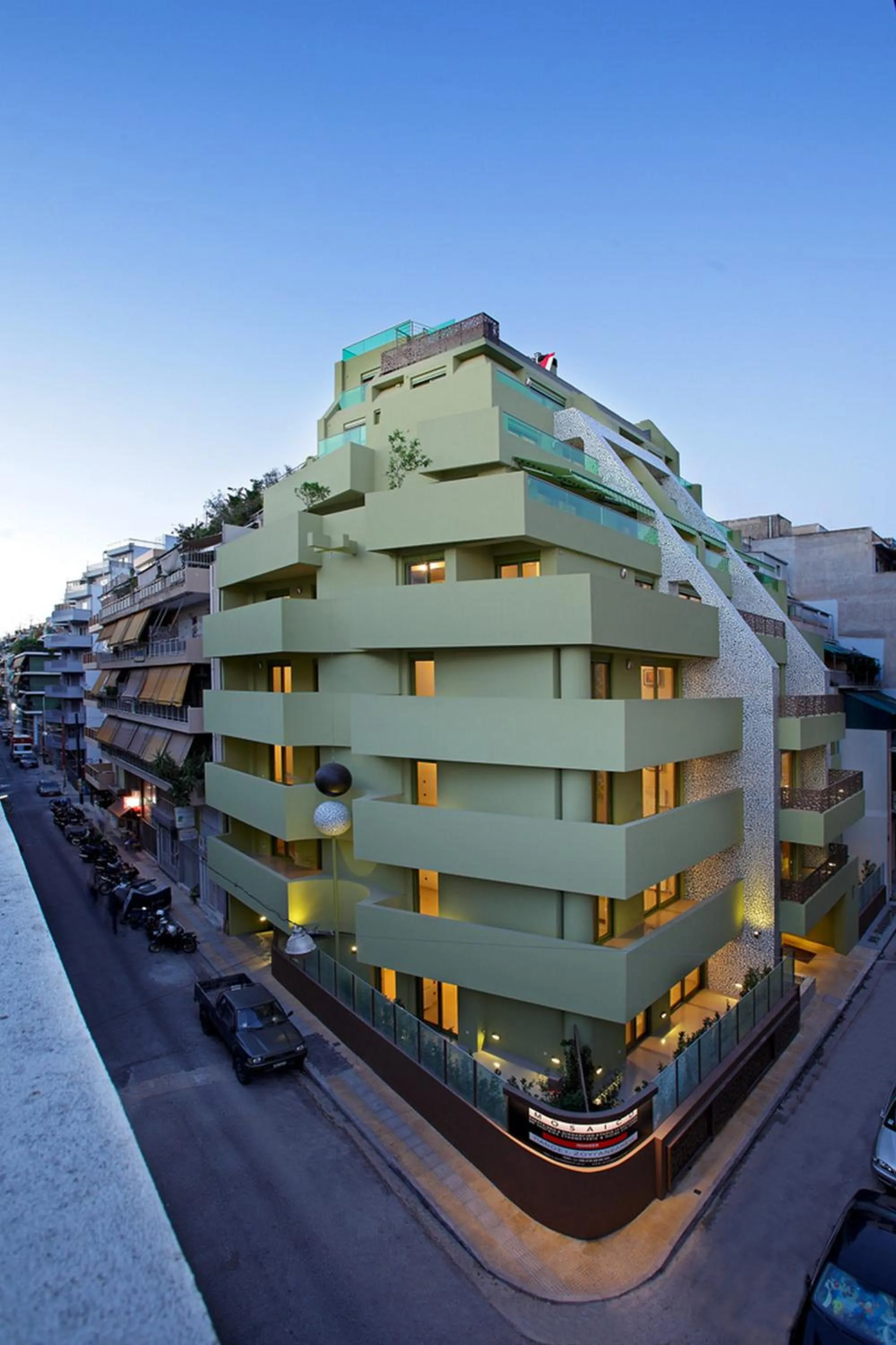 Bird's eye view in Athens Mosaico Suites & Apartments