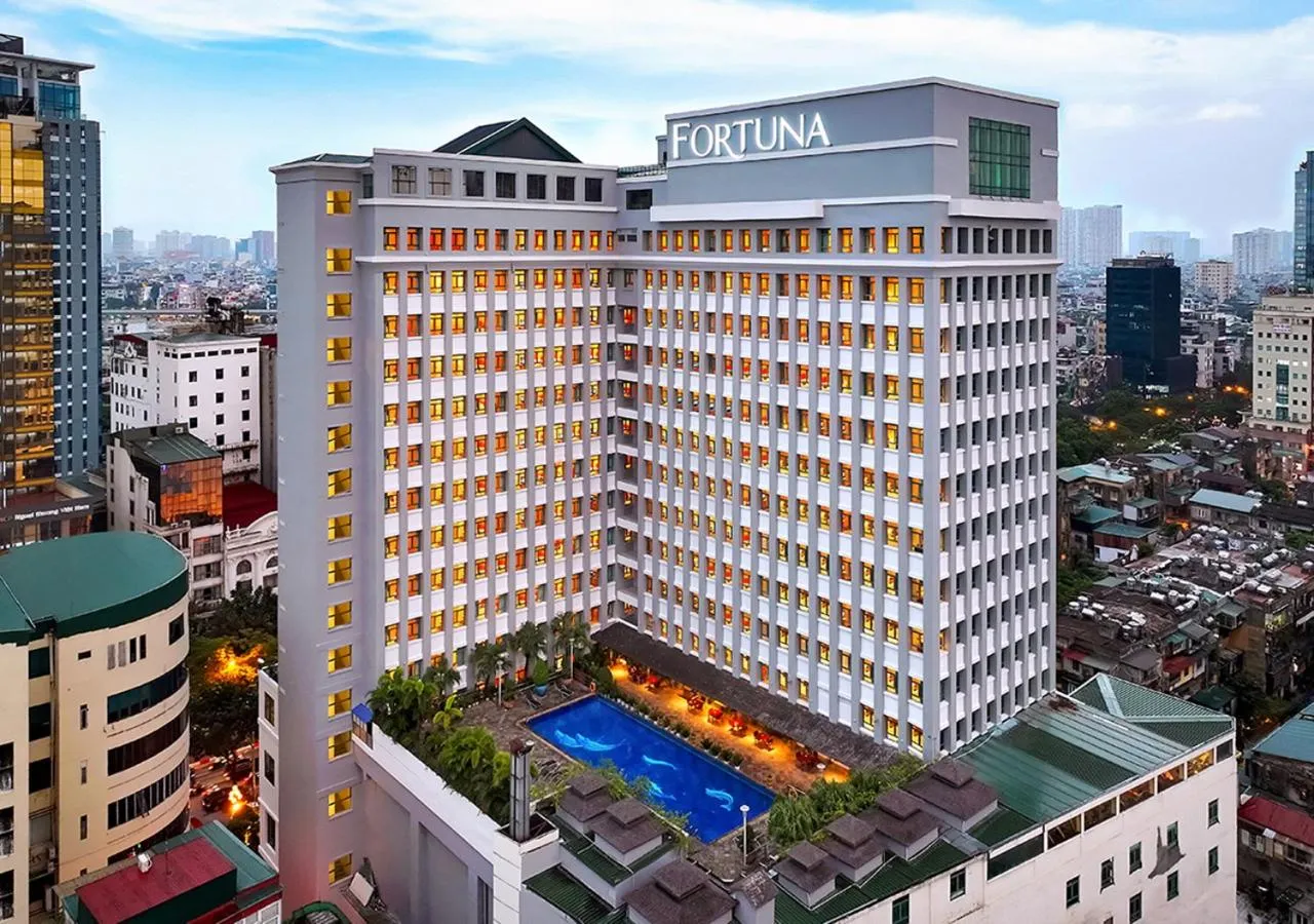 Property building in Fortuna Hotel Hanoi