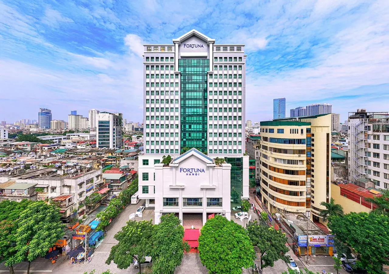 Property building in Fortuna Hotel Hanoi