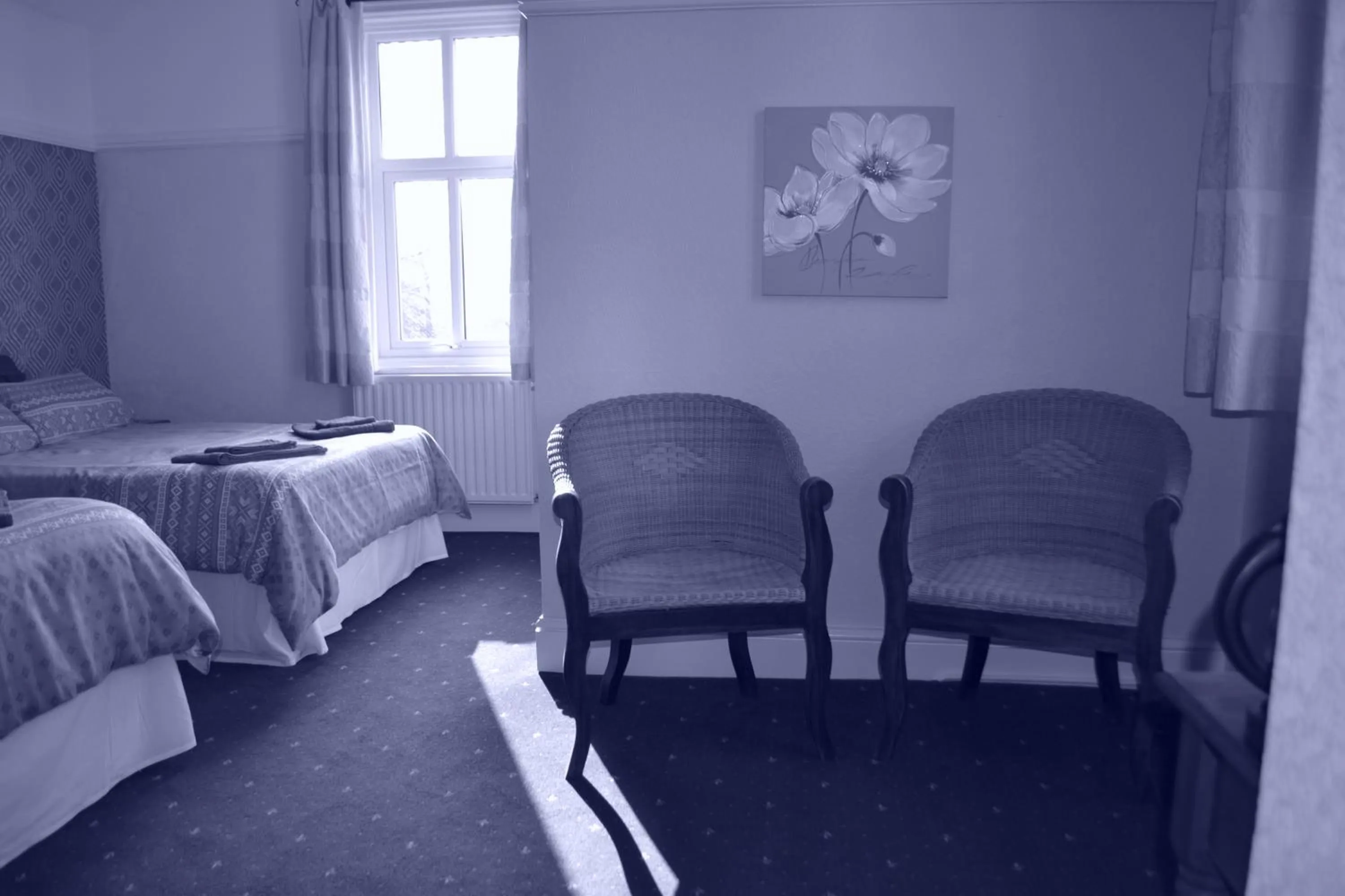 Seating area, Bed in Nettleton Country House