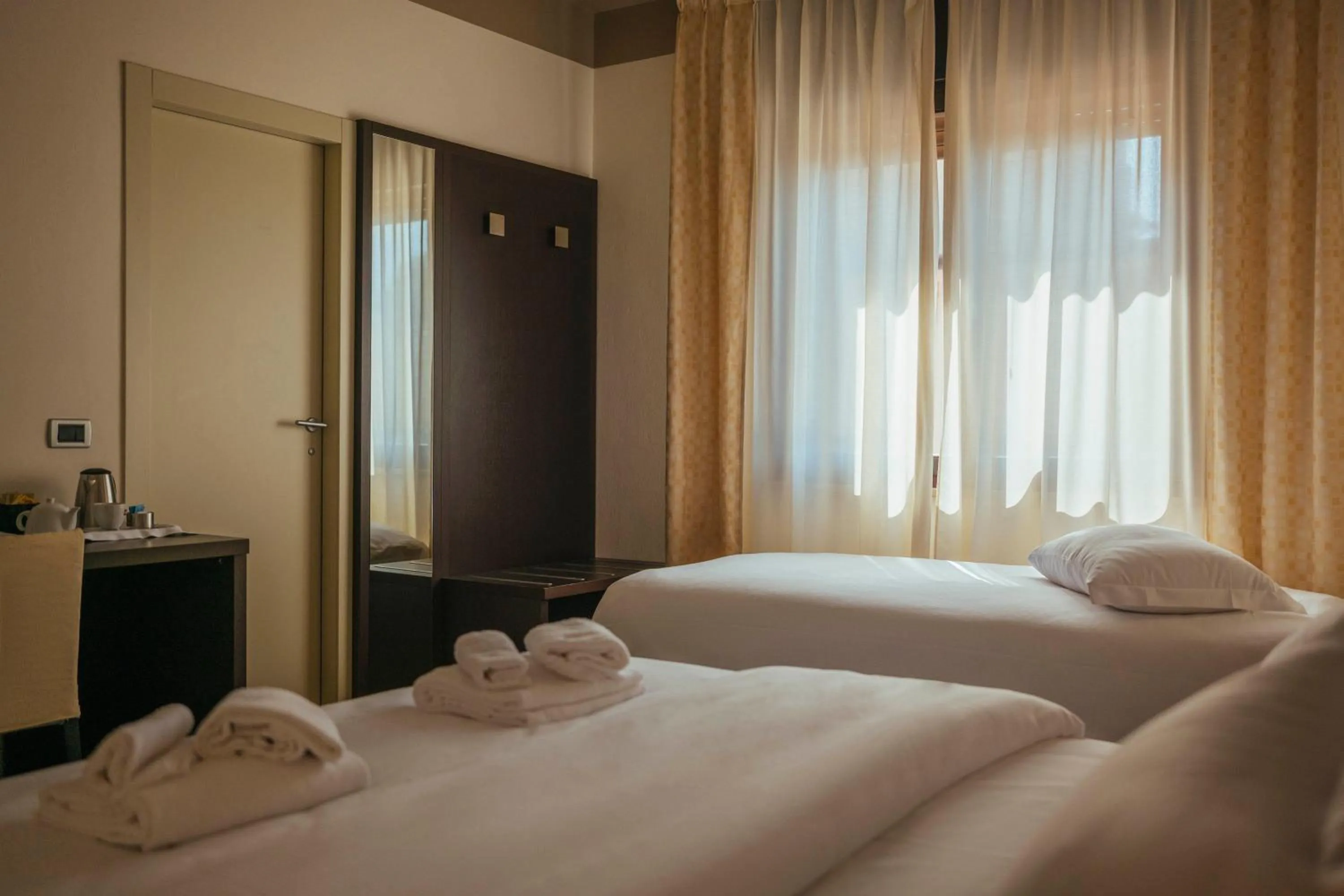 Bed in Hotel Palazzo Paradiso