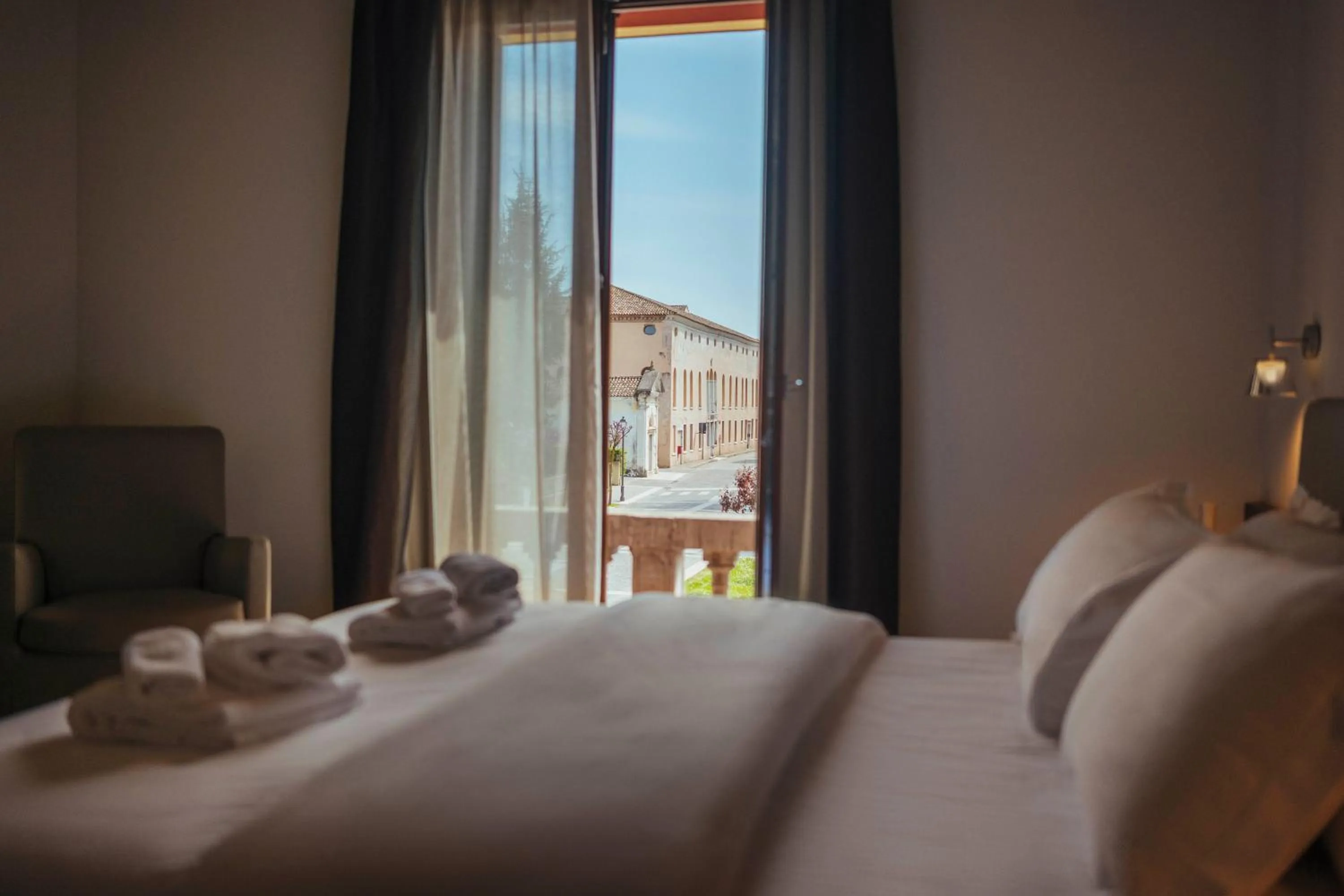 Bed in Hotel Palazzo Paradiso